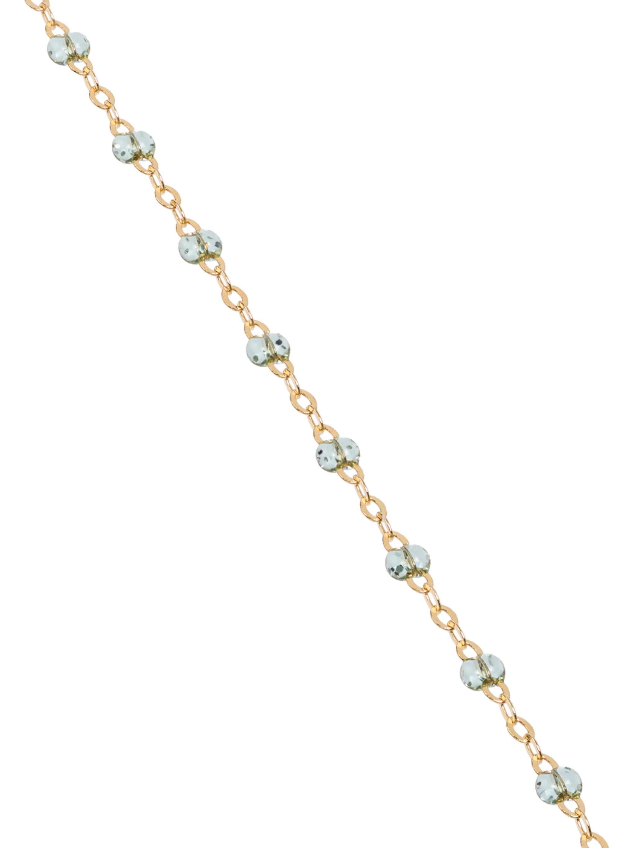 18kt yellow gold beaded bracelet