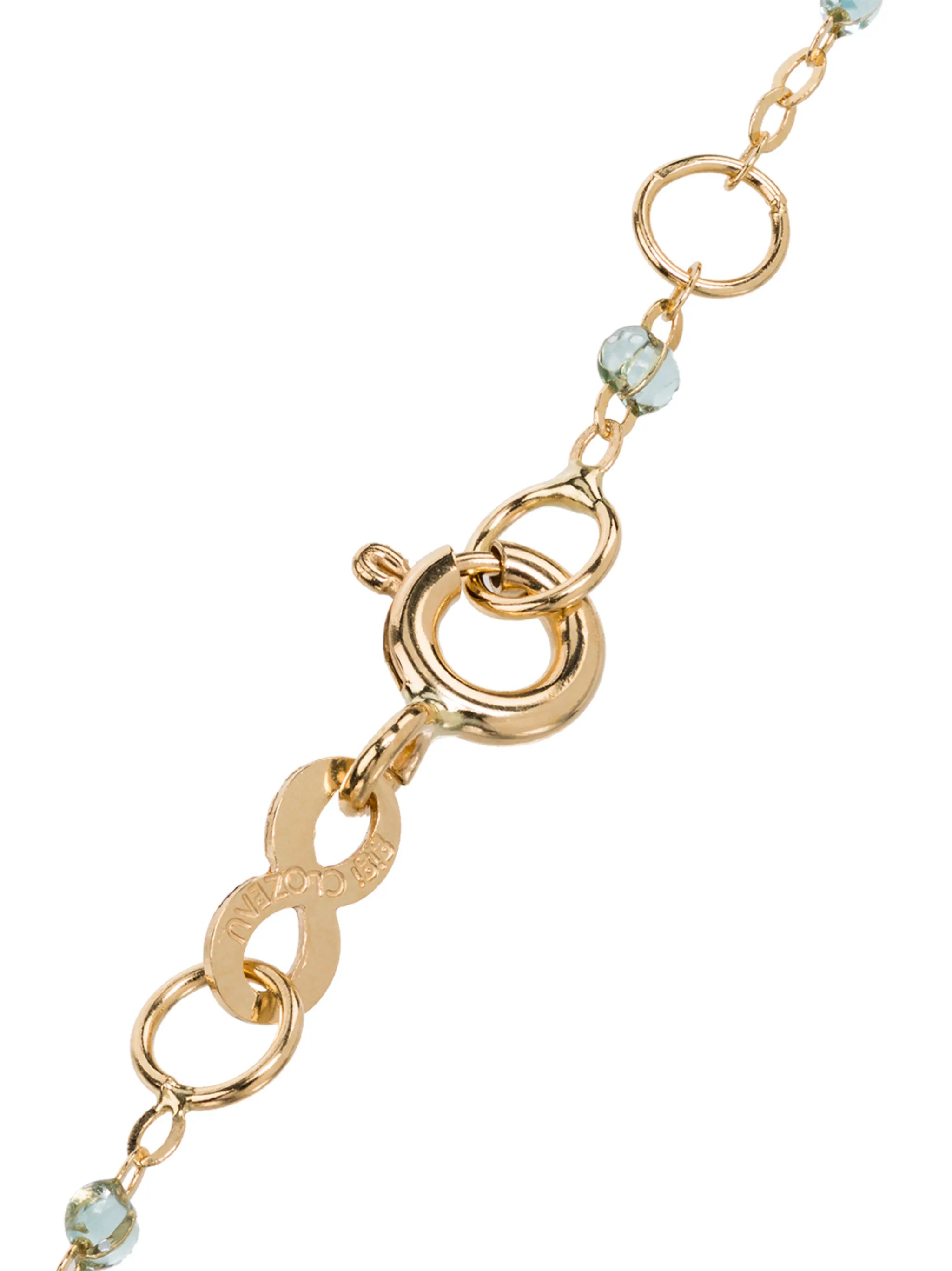 18kt yellow gold beaded bracelet