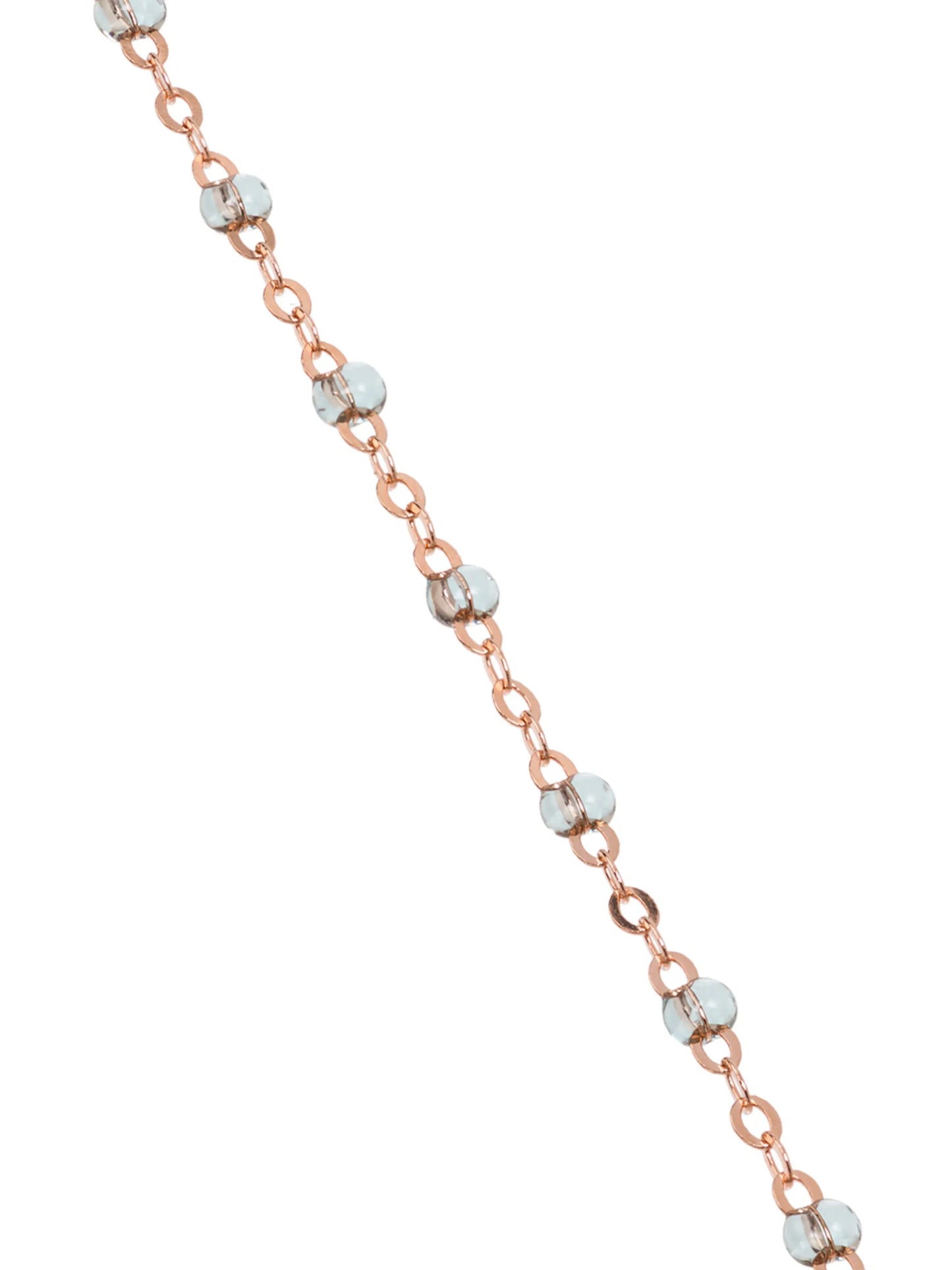 18K rose gold beaded bracelet