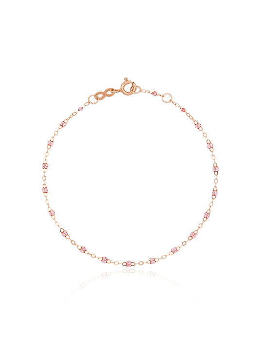 18kt rose gold beaded bracelet