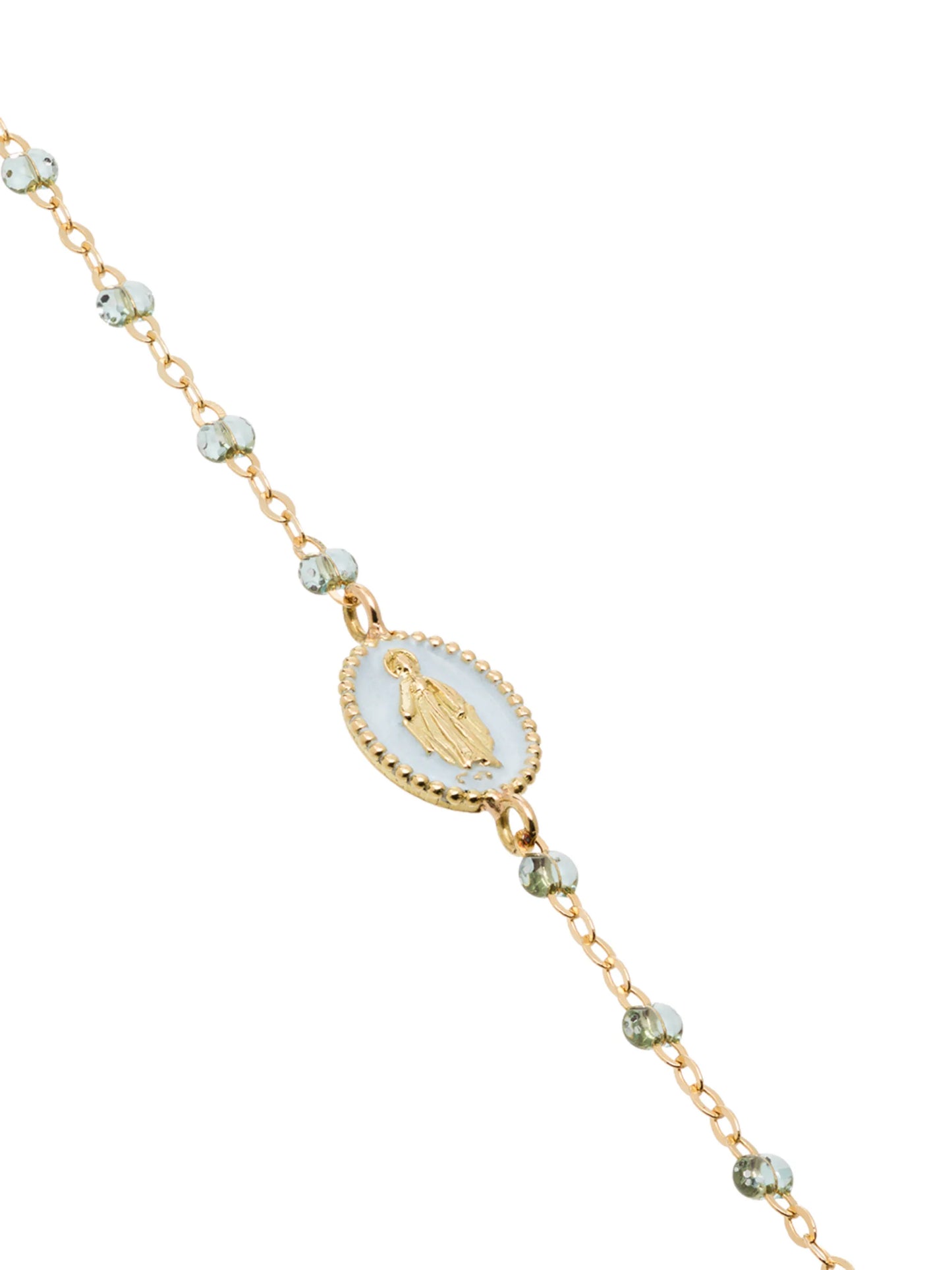 18kt yellow gold beaded bracelet