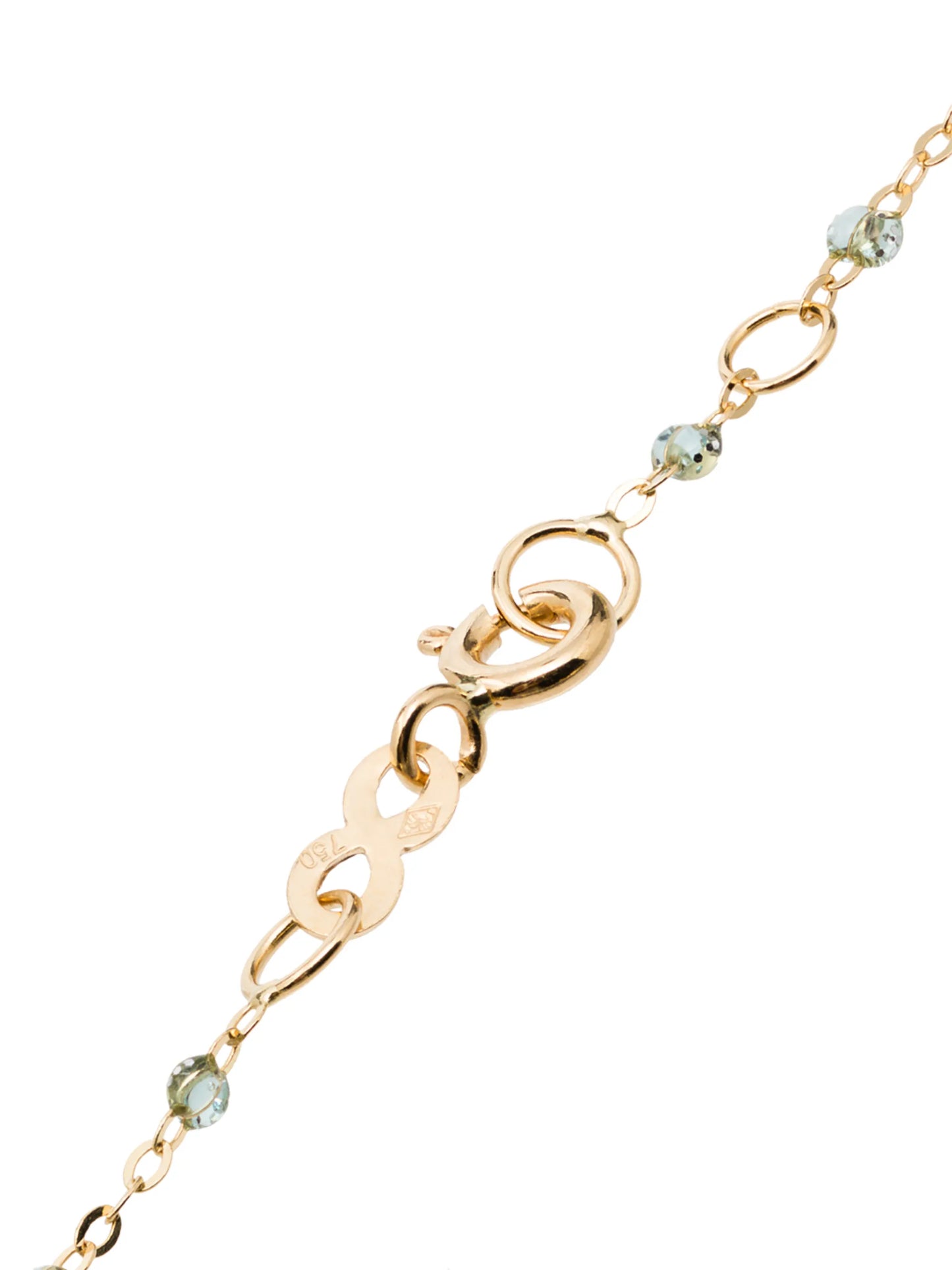 18kt yellow gold beaded bracelet