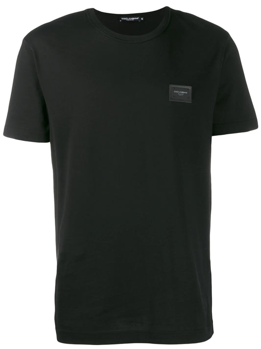 logo-tag cotton T-shirt