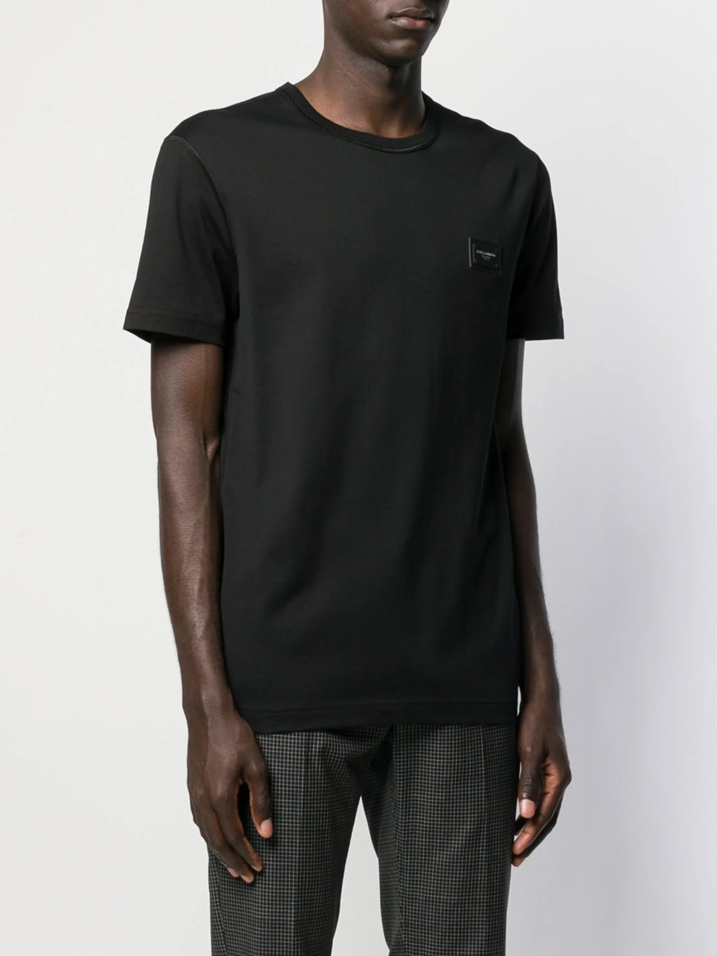 logo-tag cotton T-shirt