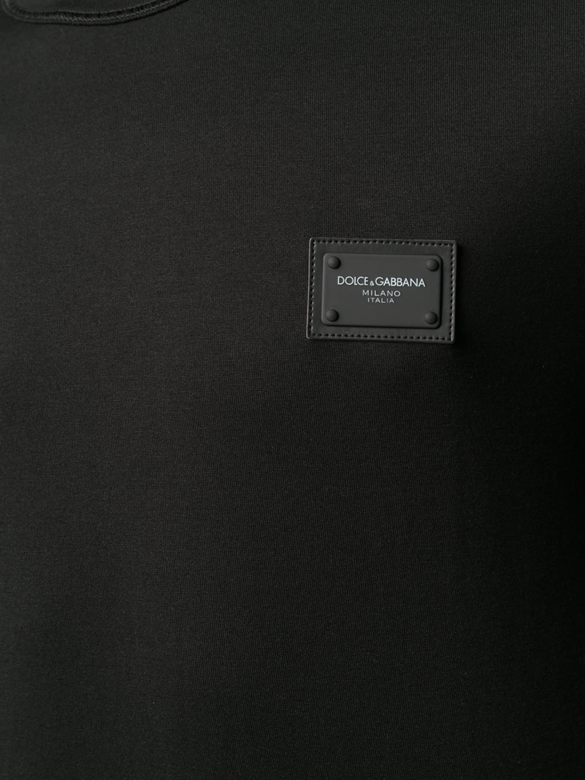 logo-tag cotton T-shirt