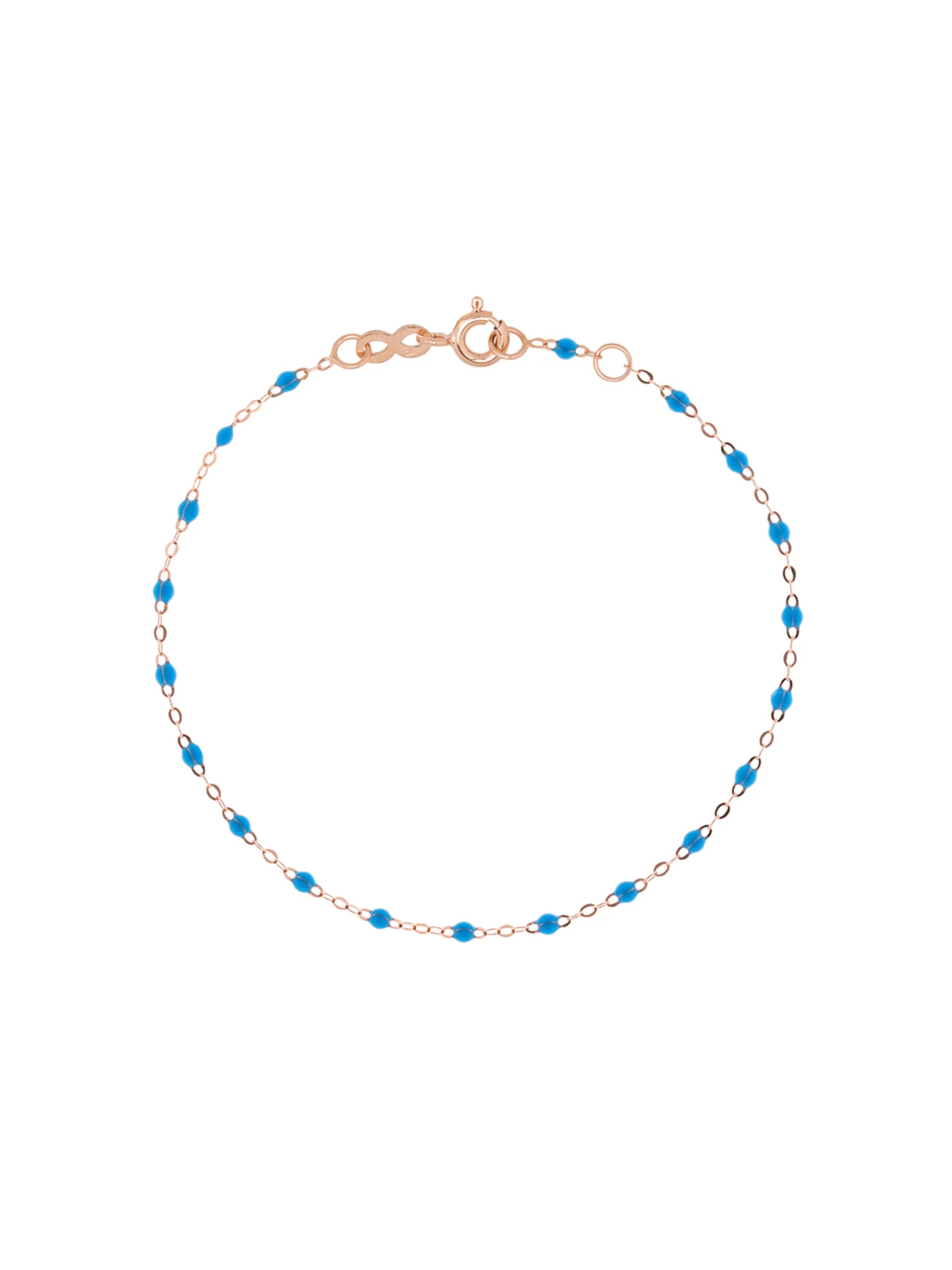 18kt rose gold beaded bracelet