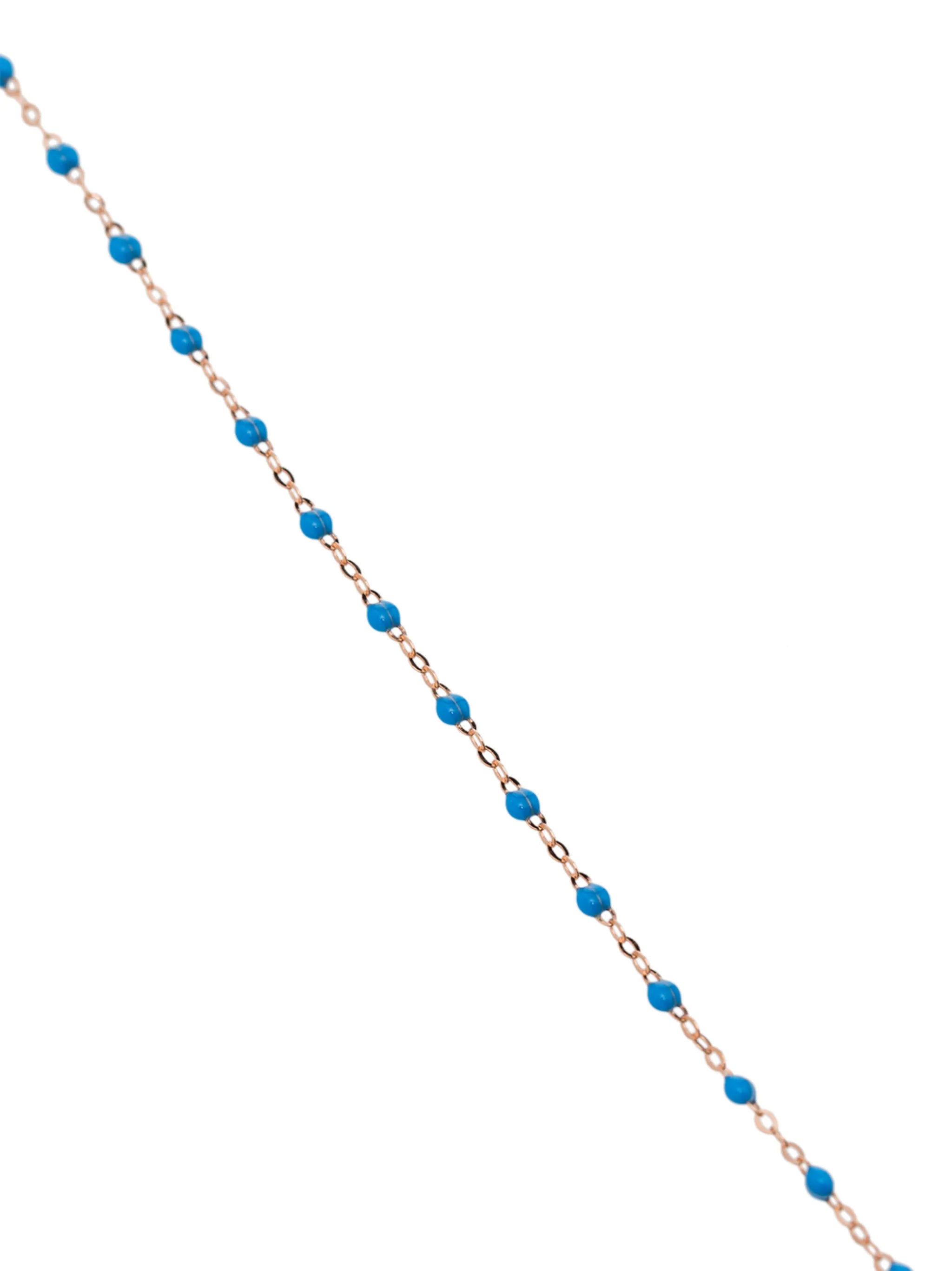 18kt rose gold beaded bracelet