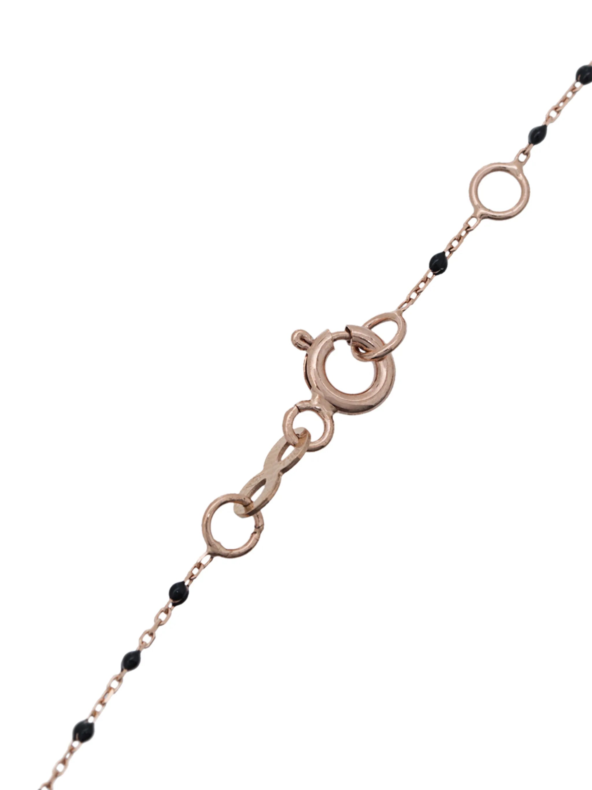18kt gold diamond beaded bracelet
