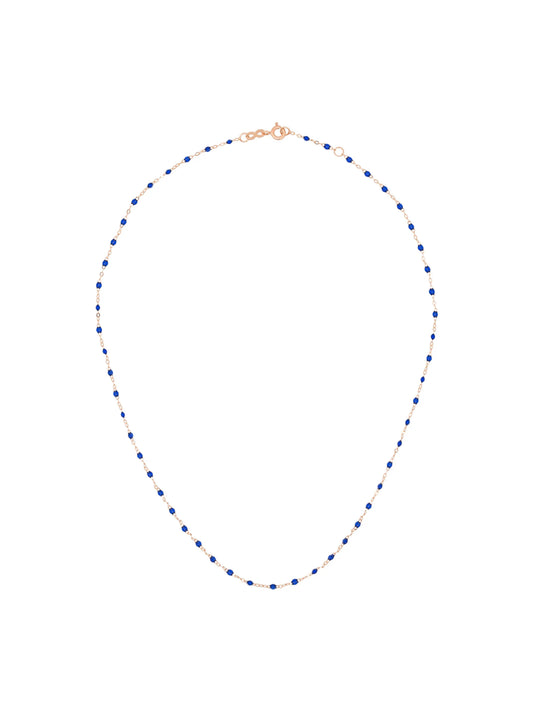 18kt rose gold beaded necklace