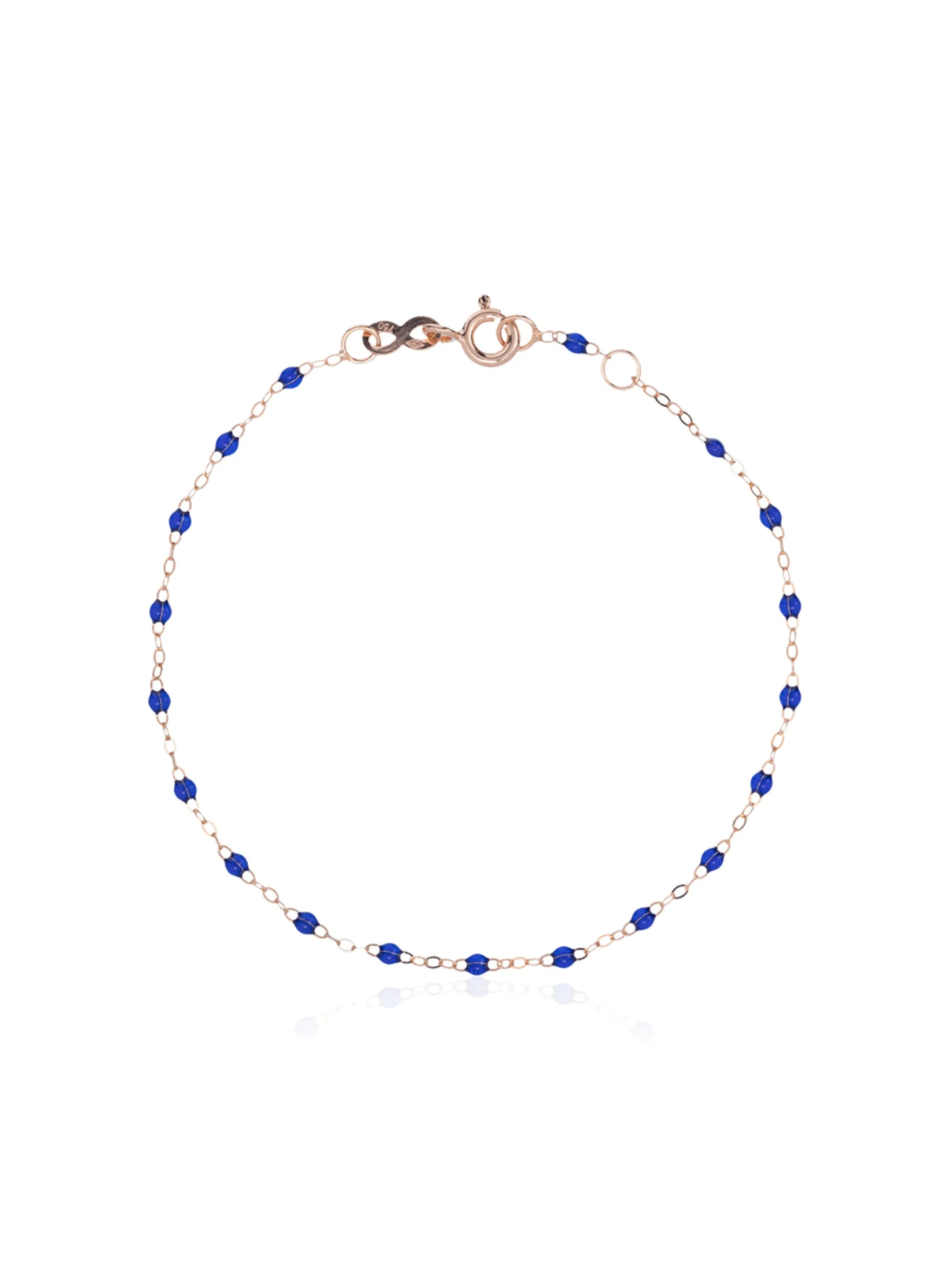 18kt rose gold beaded bracelet