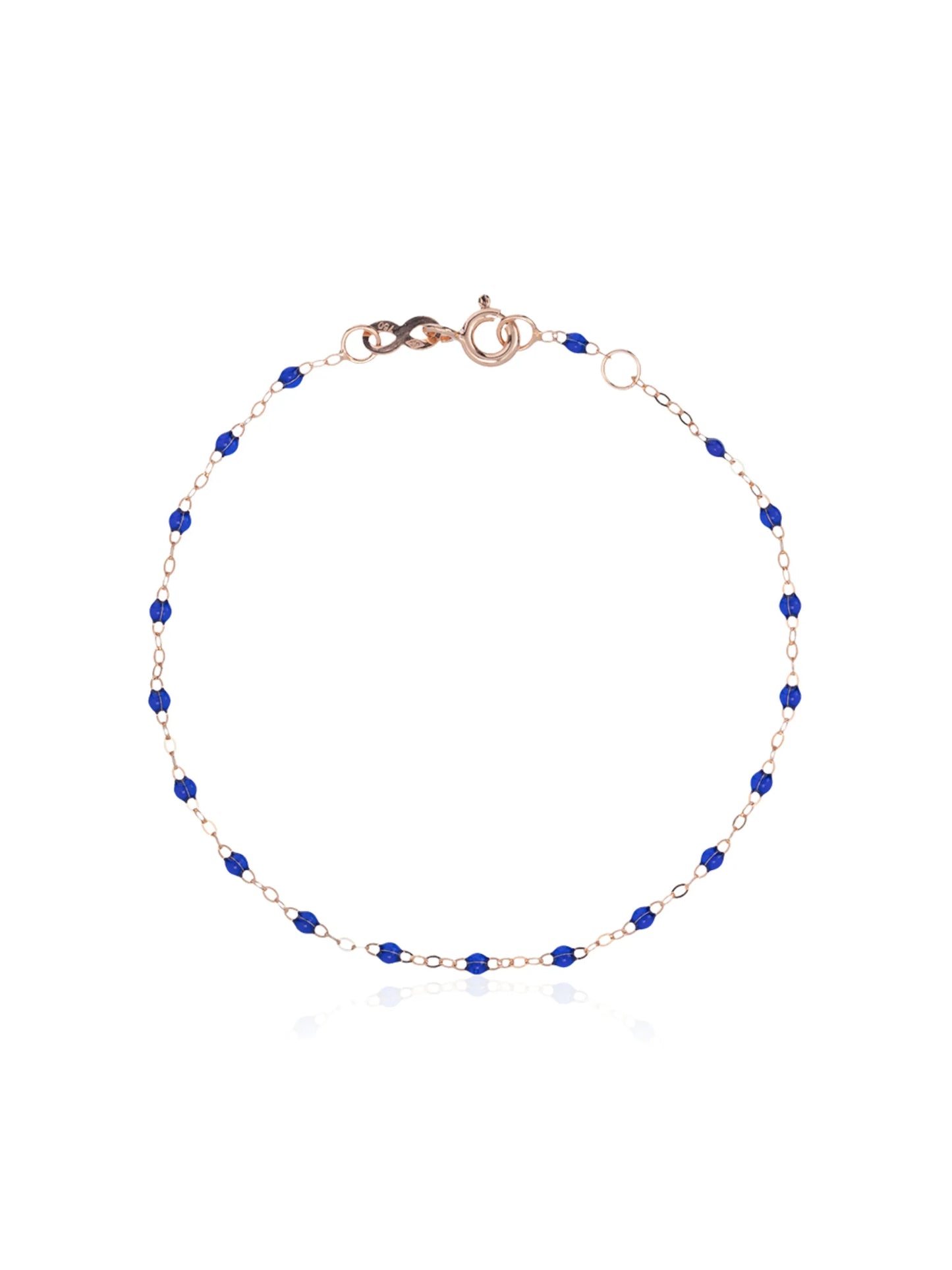 18kt rose gold beaded bracelet