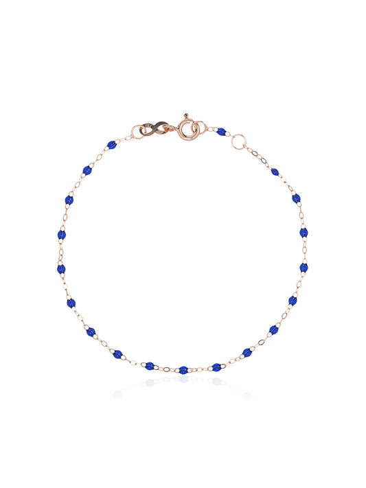 18kt rose gold beaded bracelet