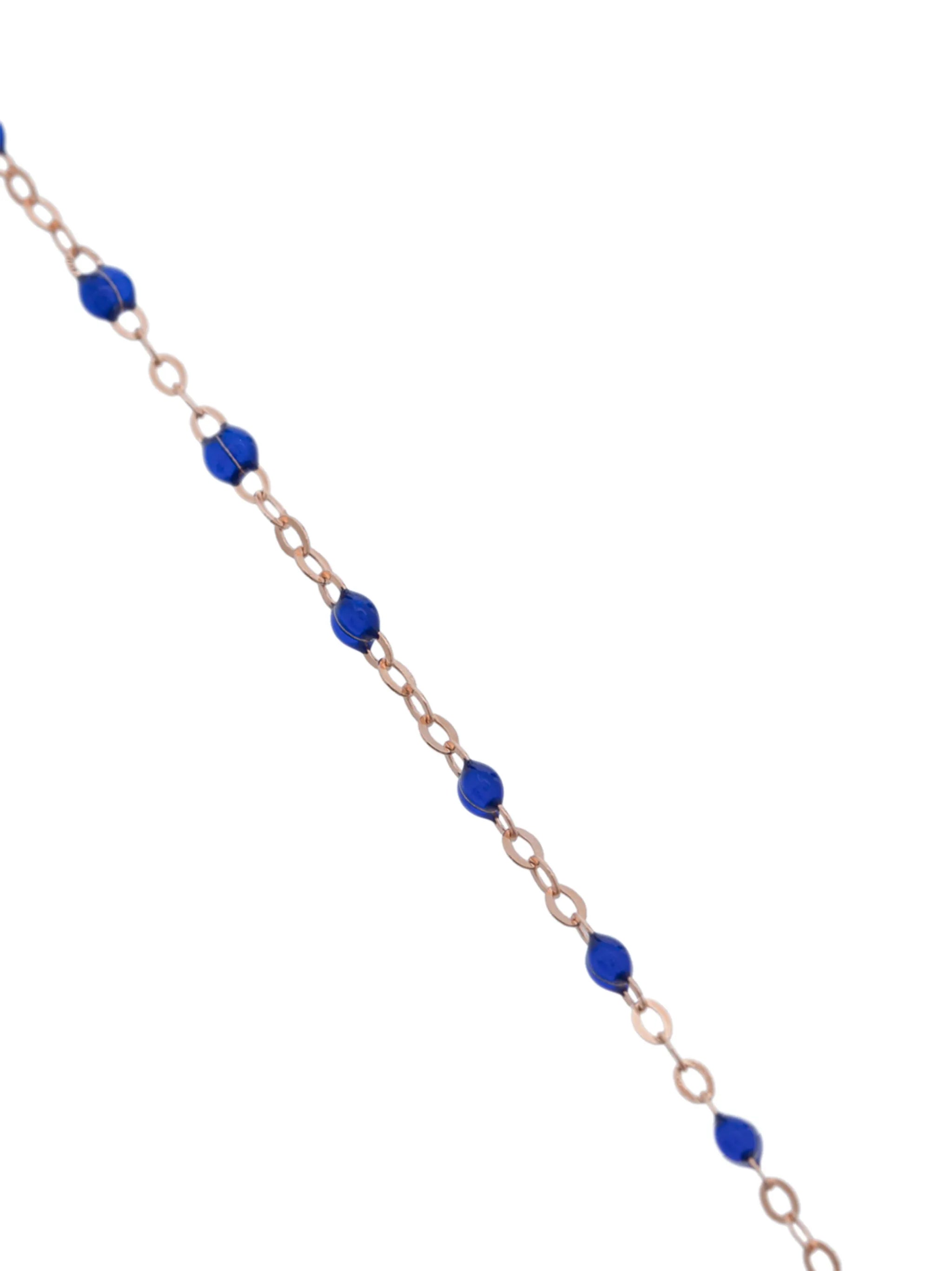 18kt rose gold beaded bracelet