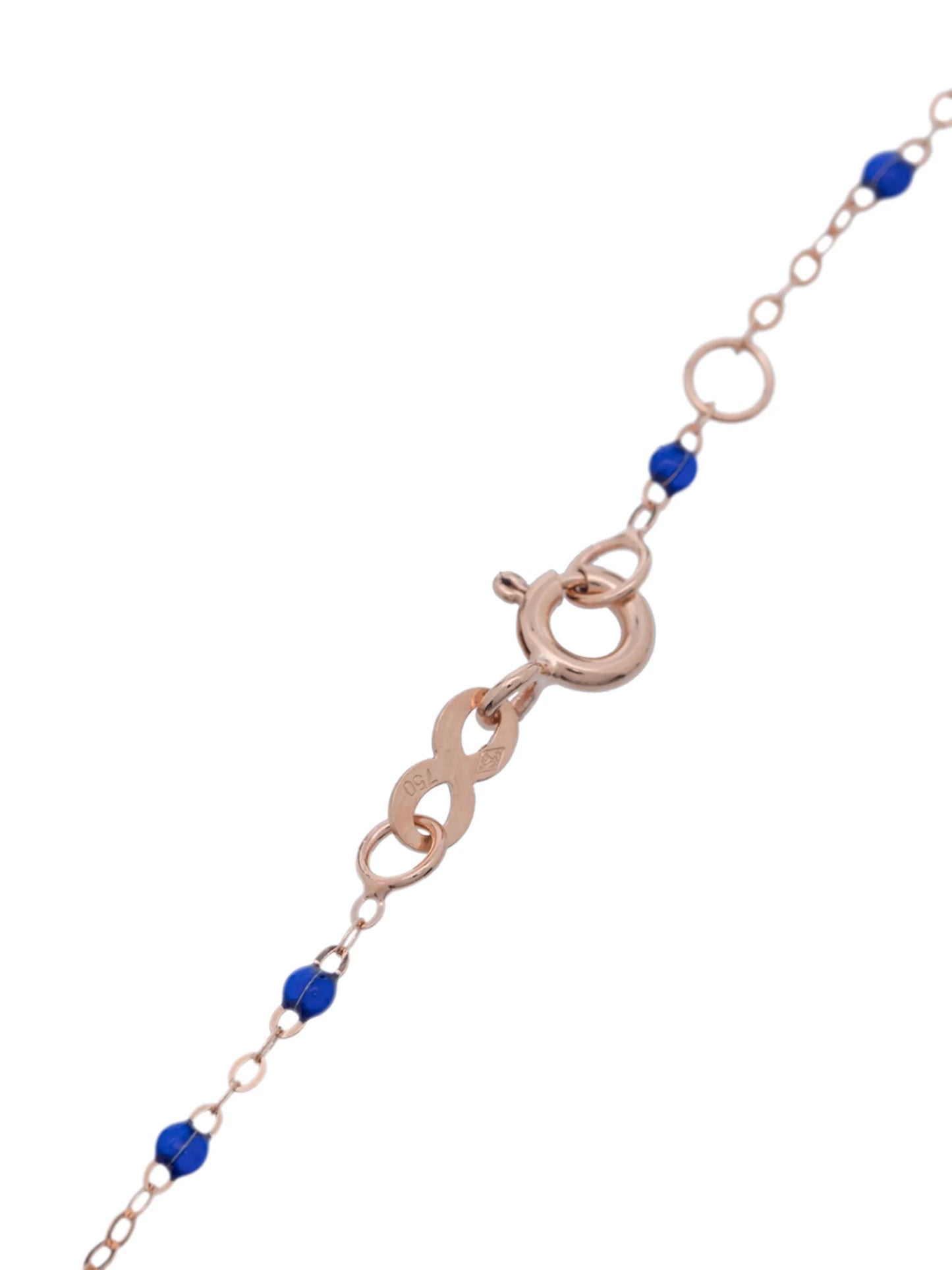 18kt rose gold beaded bracelet