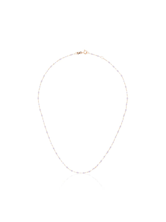 18kt rose gold beaded necklace