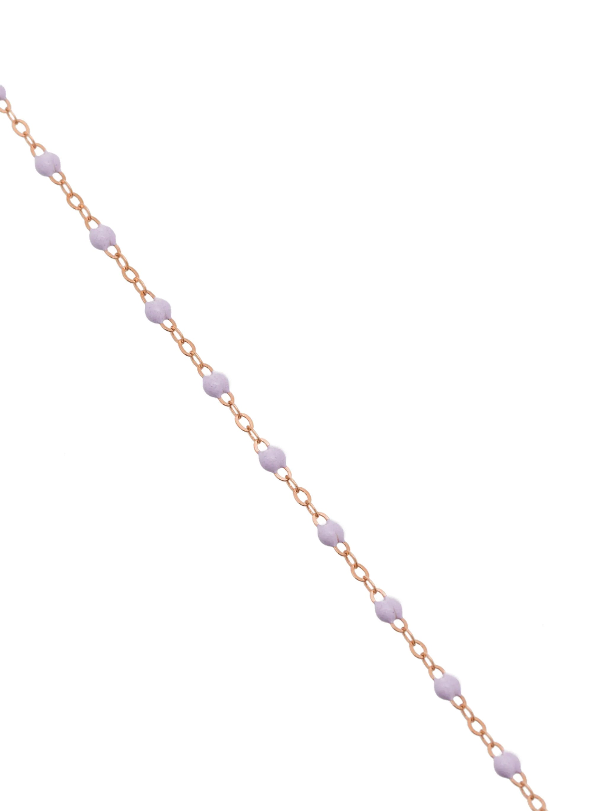 18kt rose gold beaded necklace