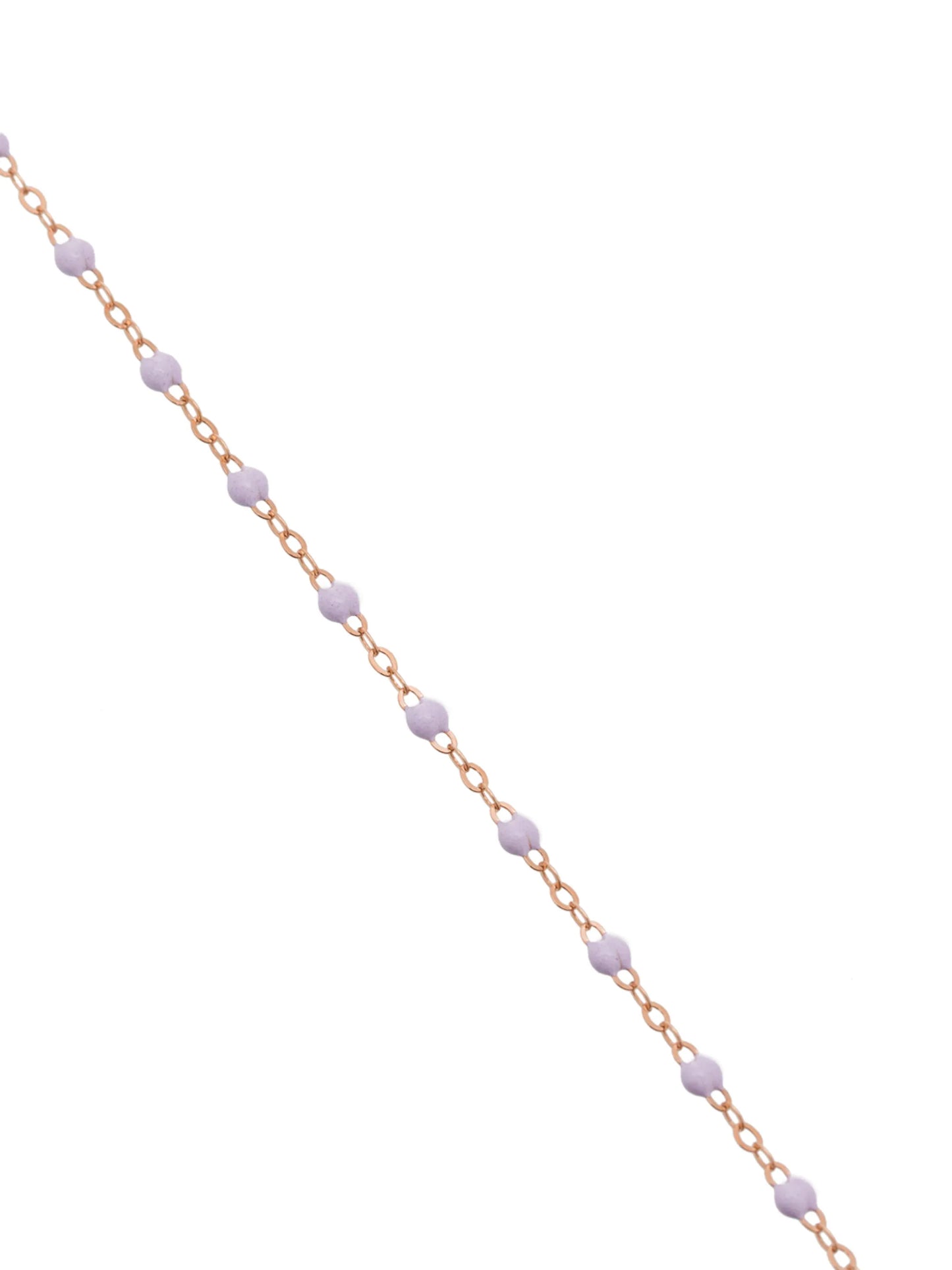18kt rose gold beaded necklace