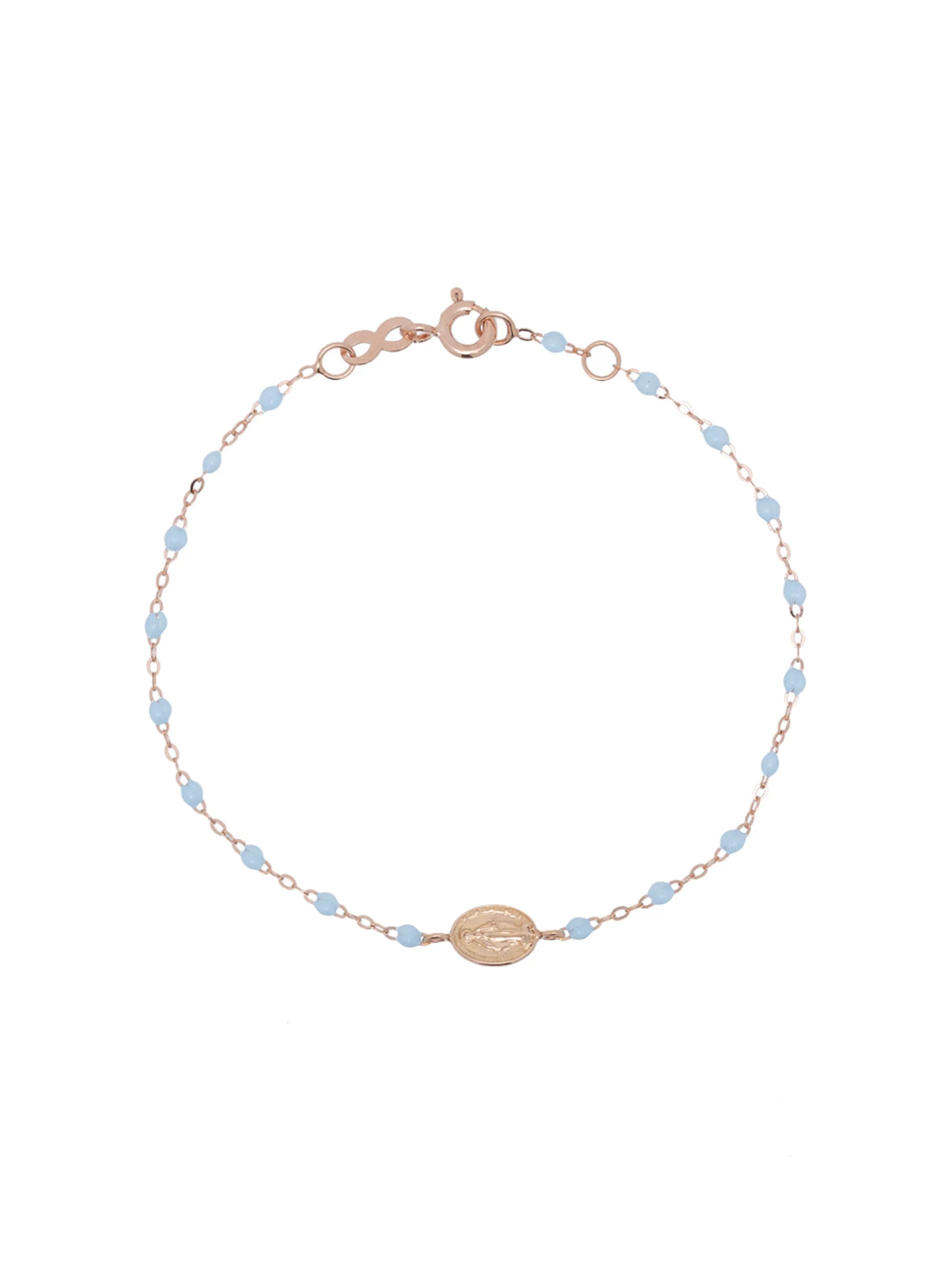 18kt rose gold beaded bracelet