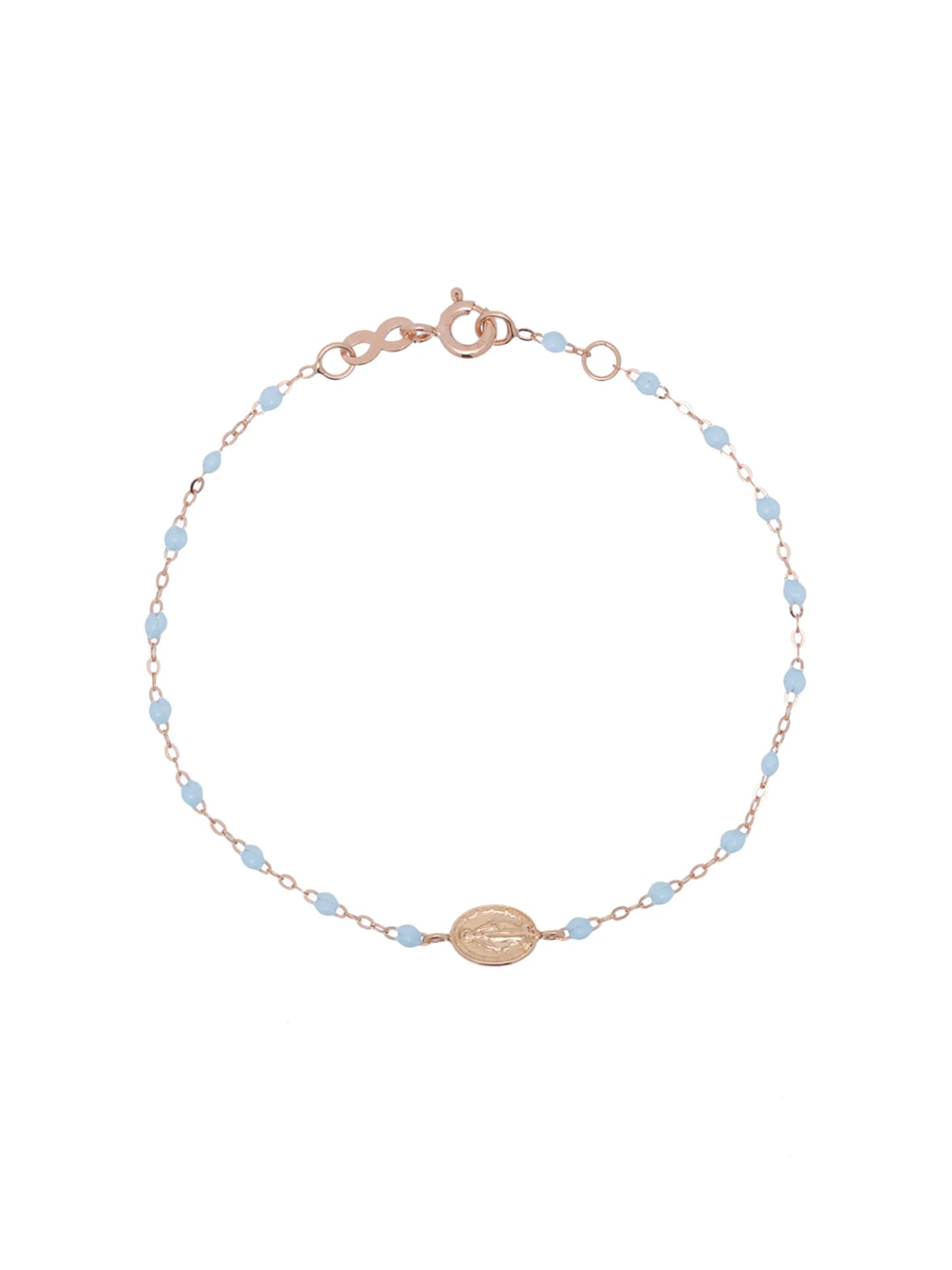 18kt rose gold beaded bracelet