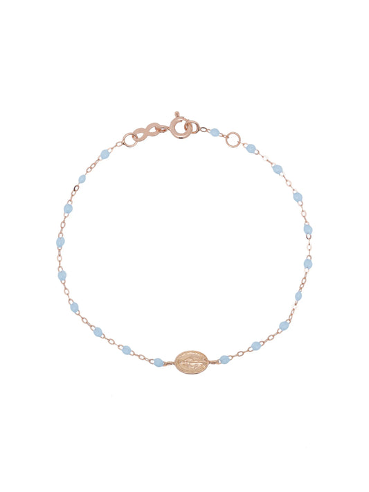 18kt rose gold beaded bracelet
