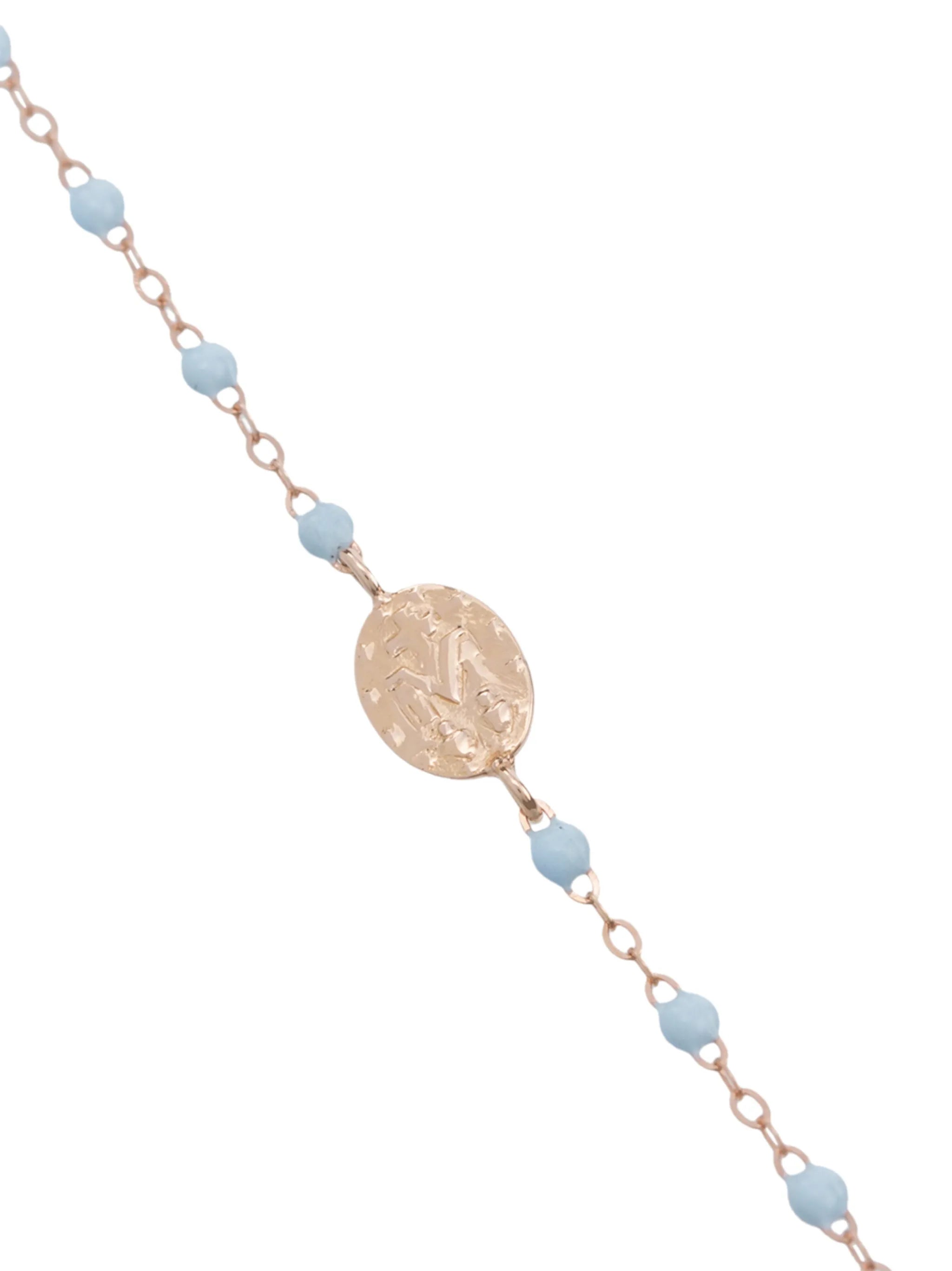 18kt rose gold beaded bracelet