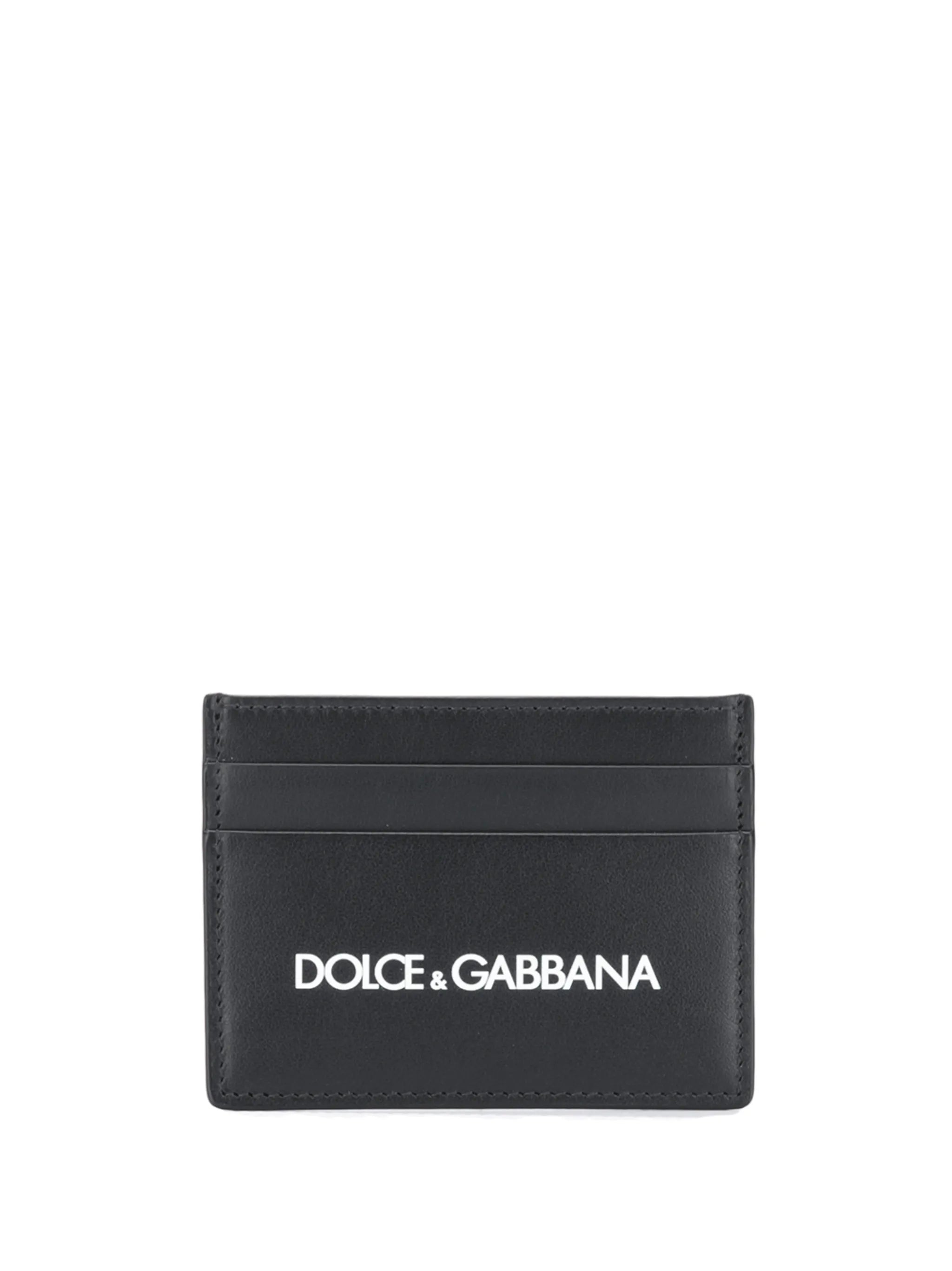 logo-print cardholder