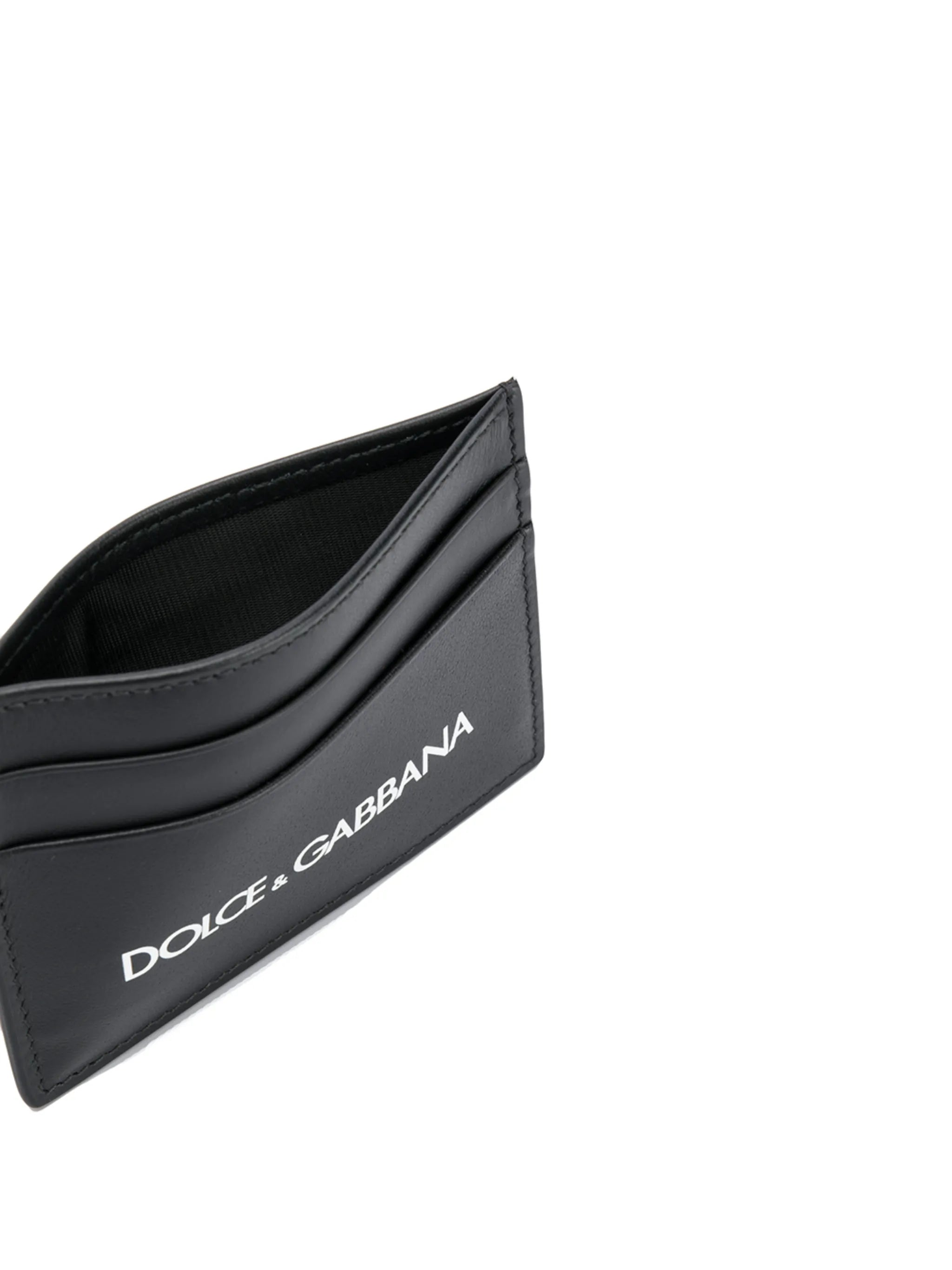 logo-print cardholder