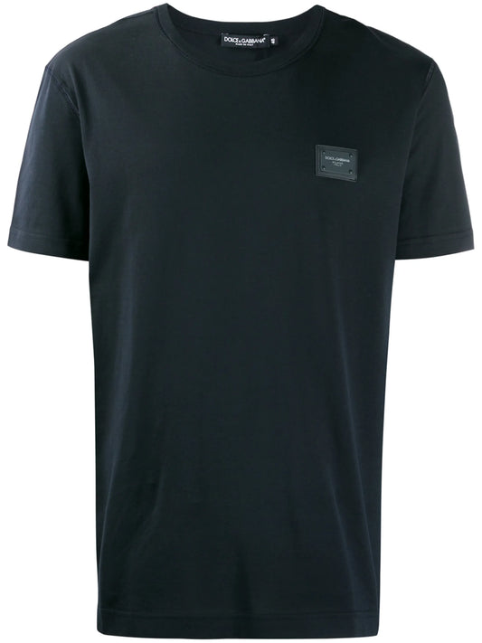 logo-tag cotton T-shirt