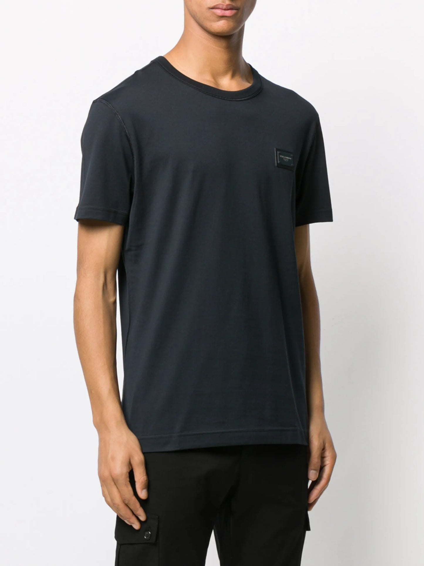 logo-tag cotton T-shirt