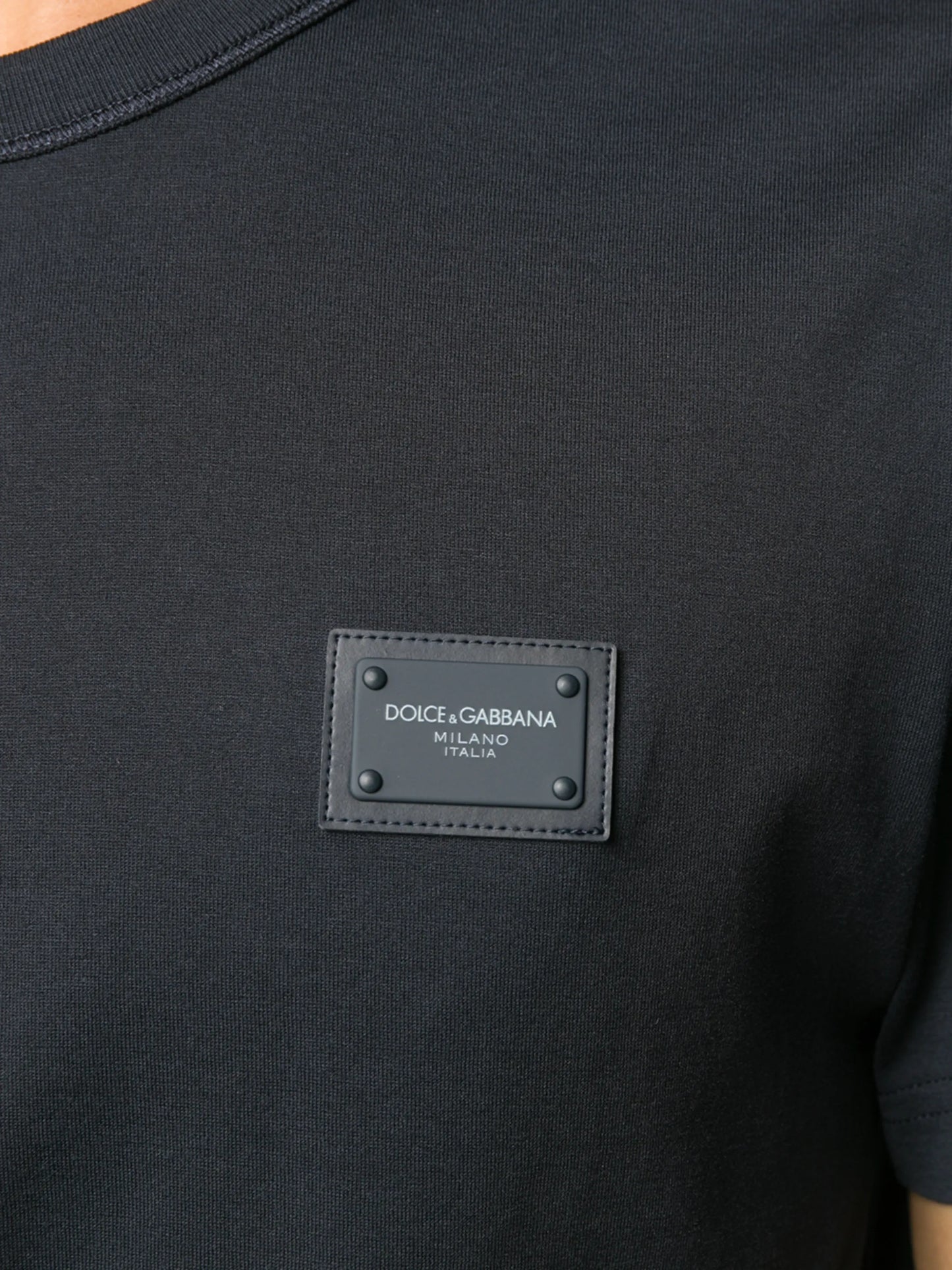 logo-tag cotton T-shirt