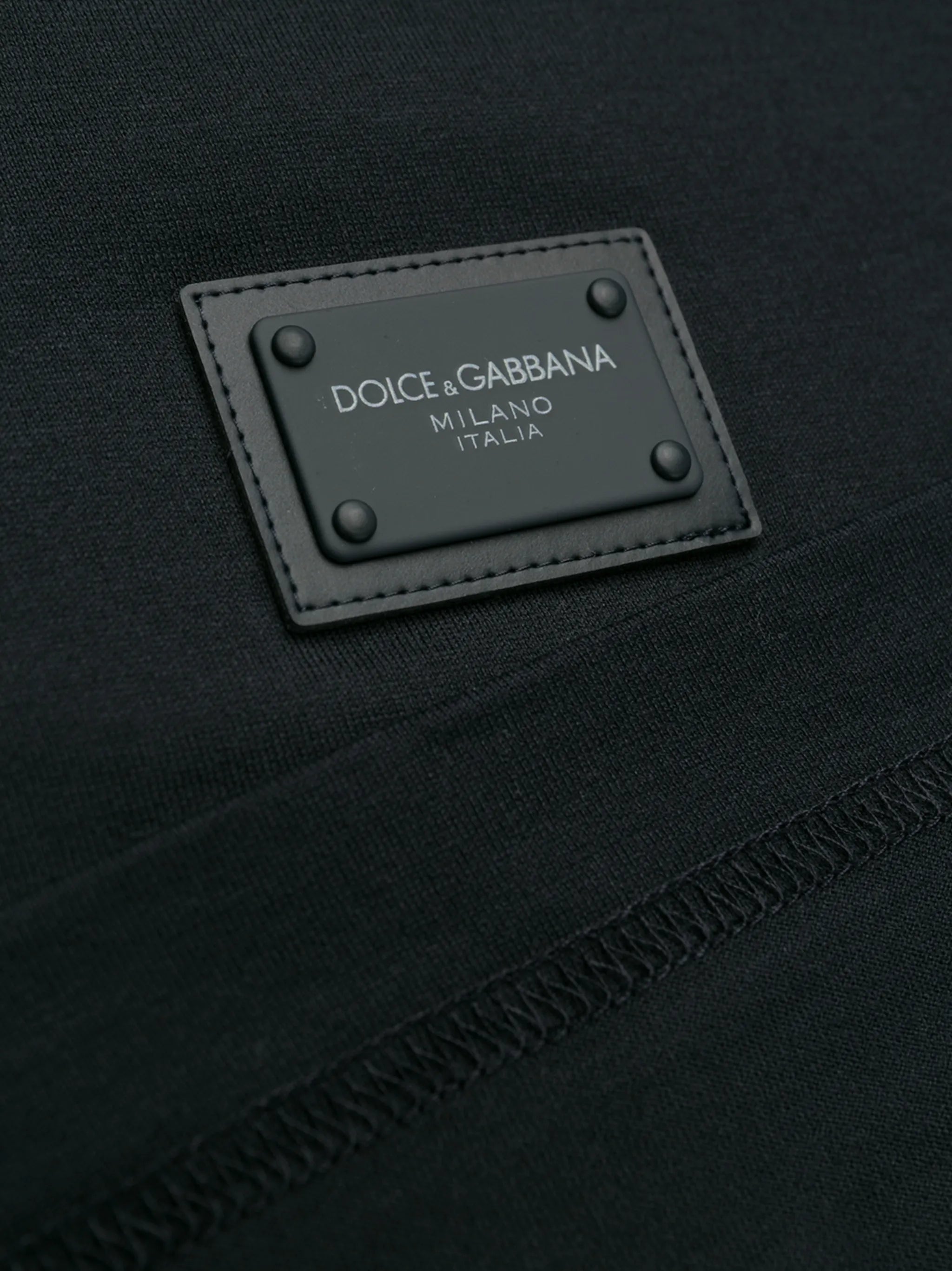 logo-tag cotton T-shirt