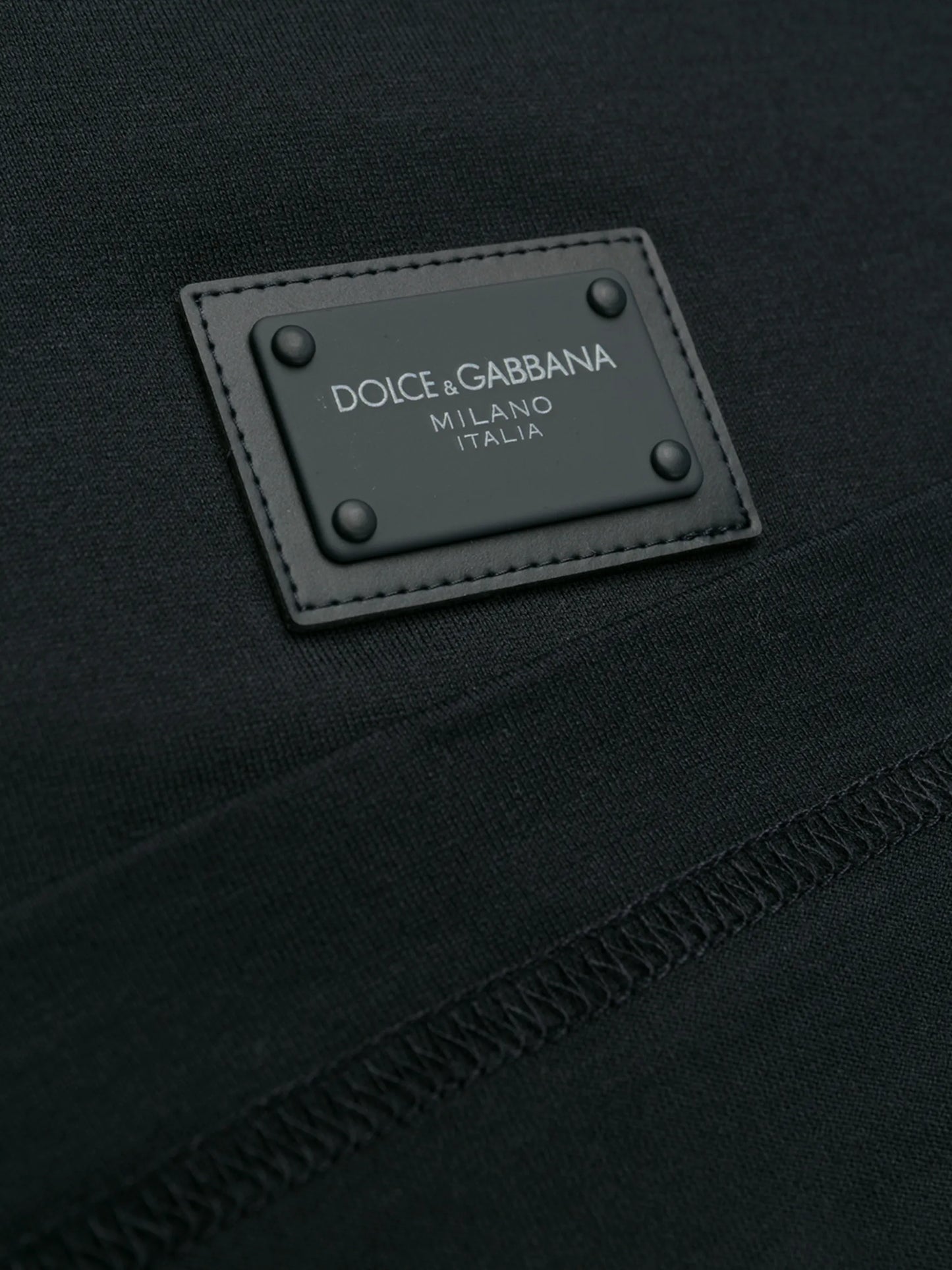 logo-tag cotton T-shirt