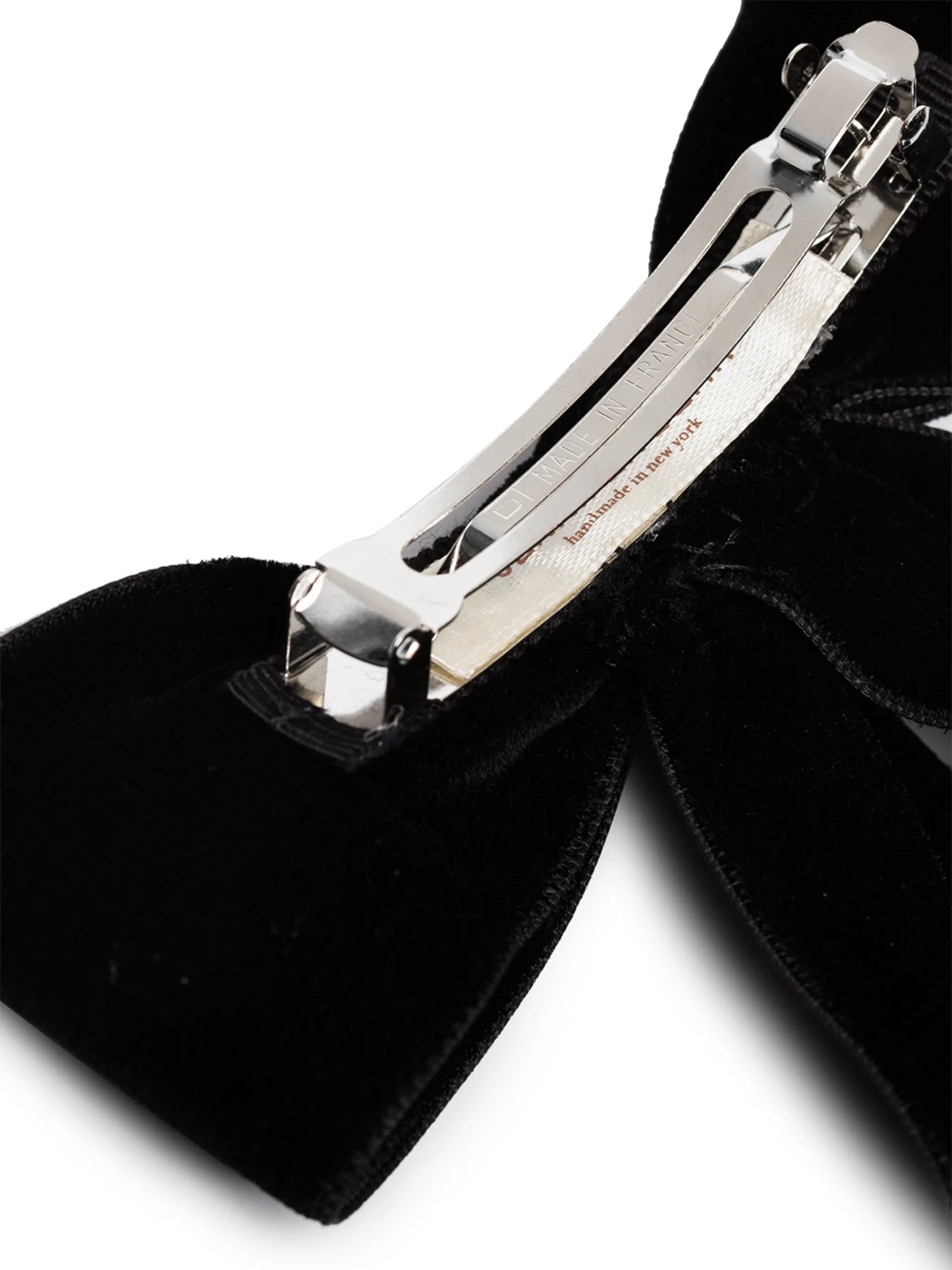 wide bow hair clip