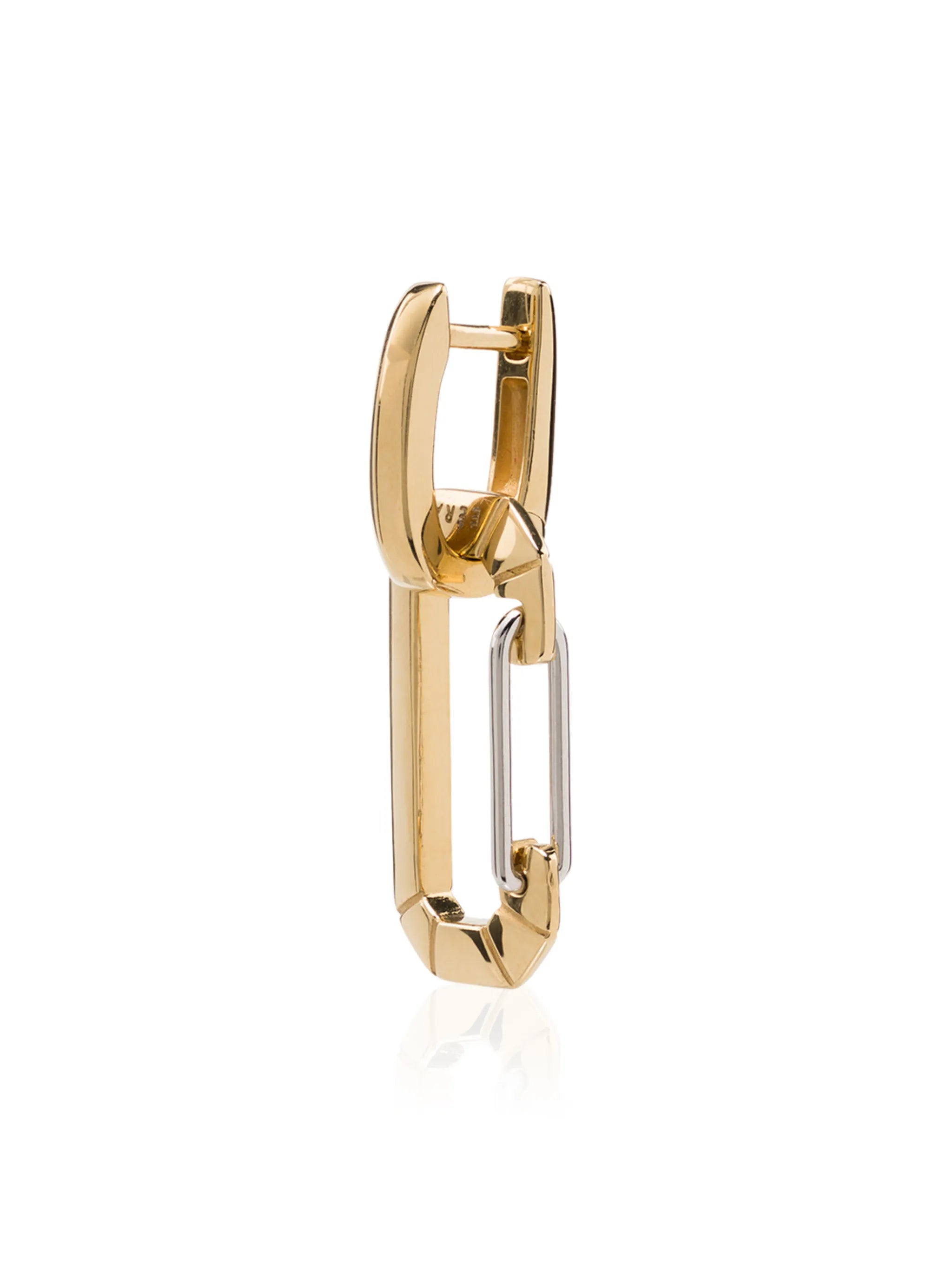 18kt yellow gold drop earring