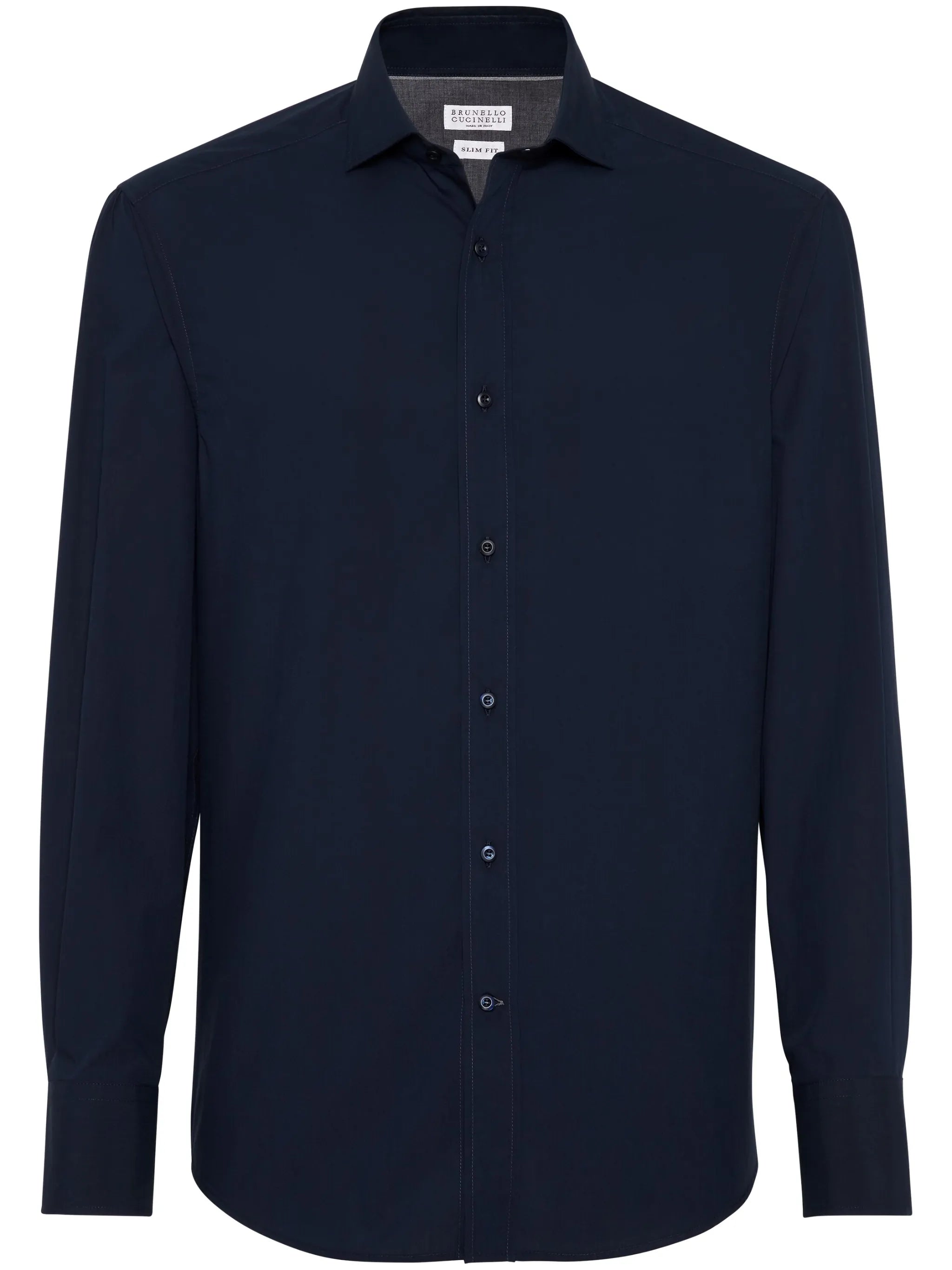 long-sleeve fitted shirt