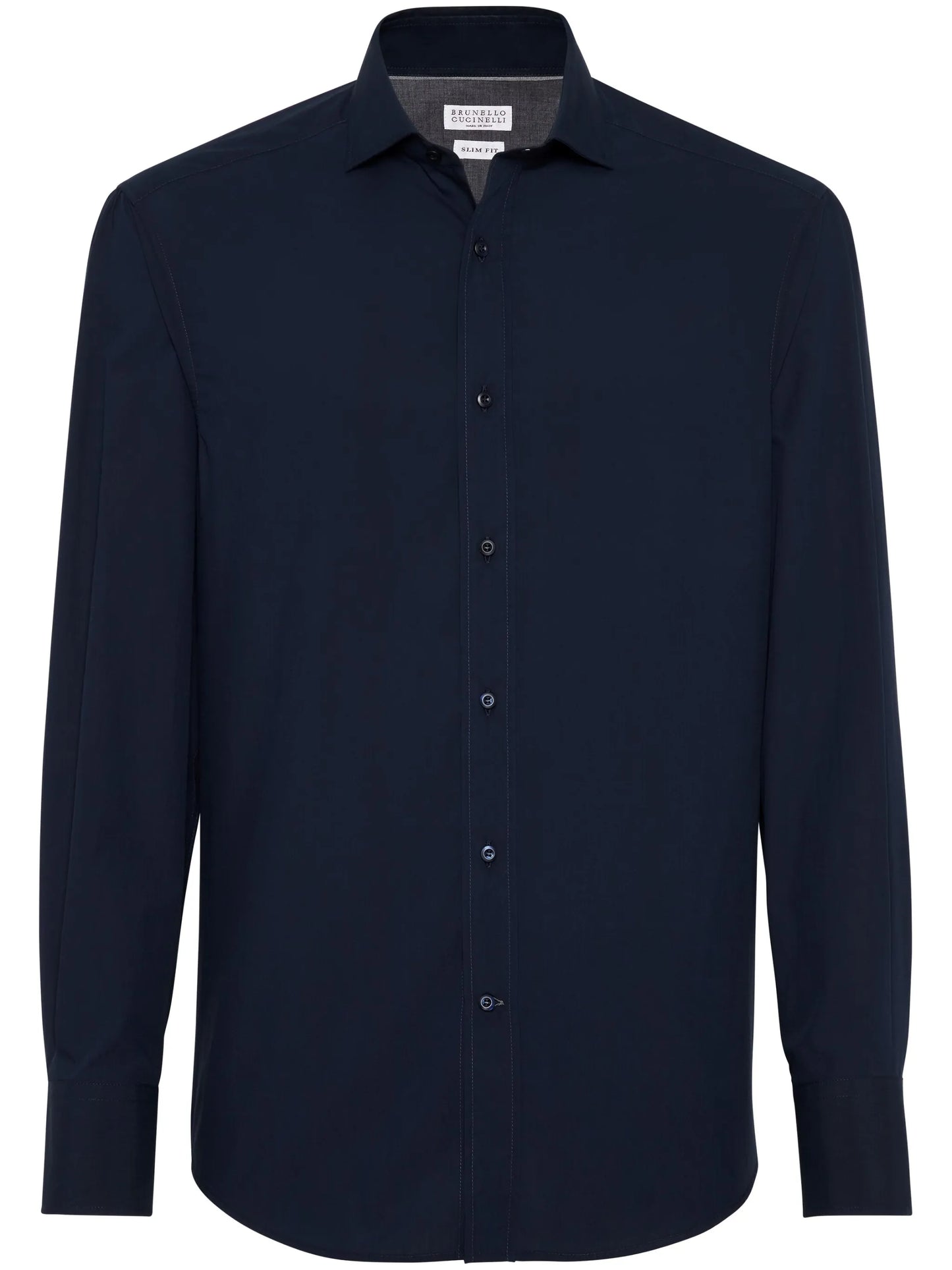 long-sleeve fitted shirt