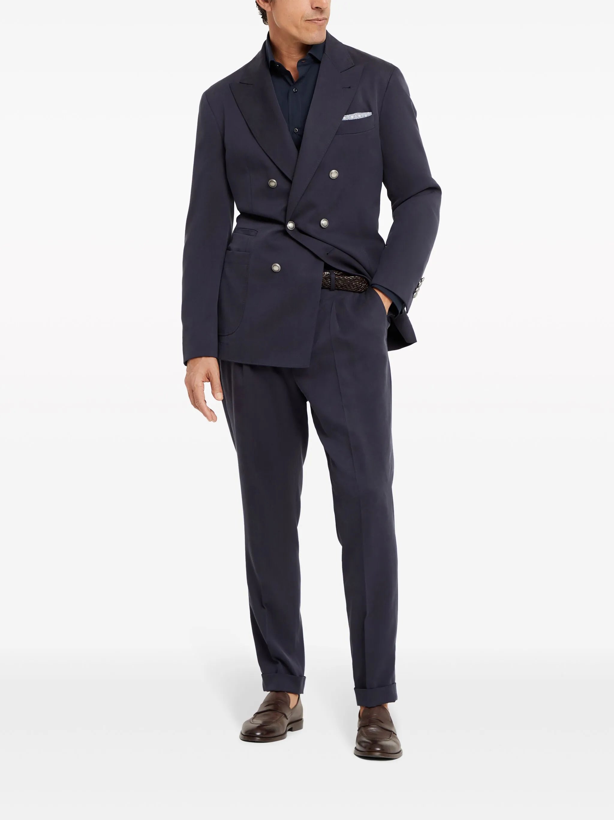 long-sleeve fitted shirt