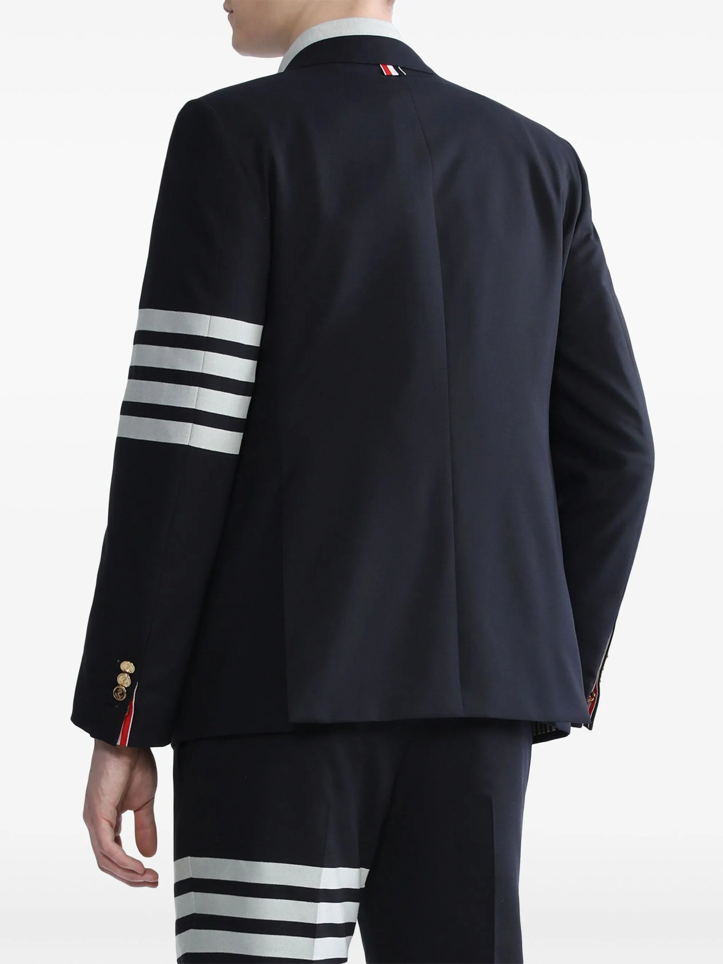 4-Bar stripe single-breasted blazer