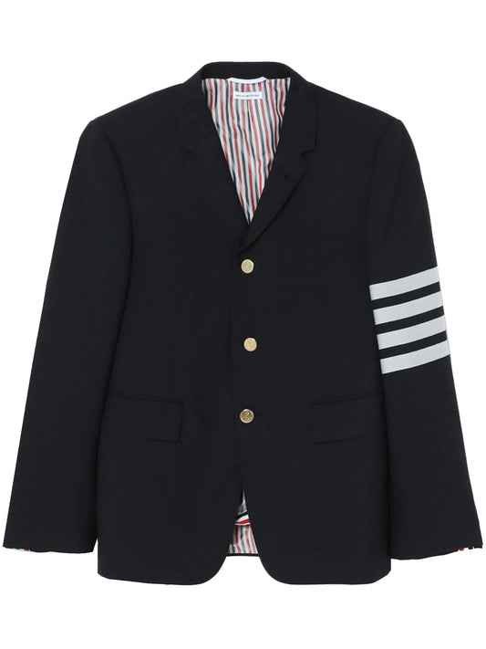 4-Bar stripe single-breasted blazer
