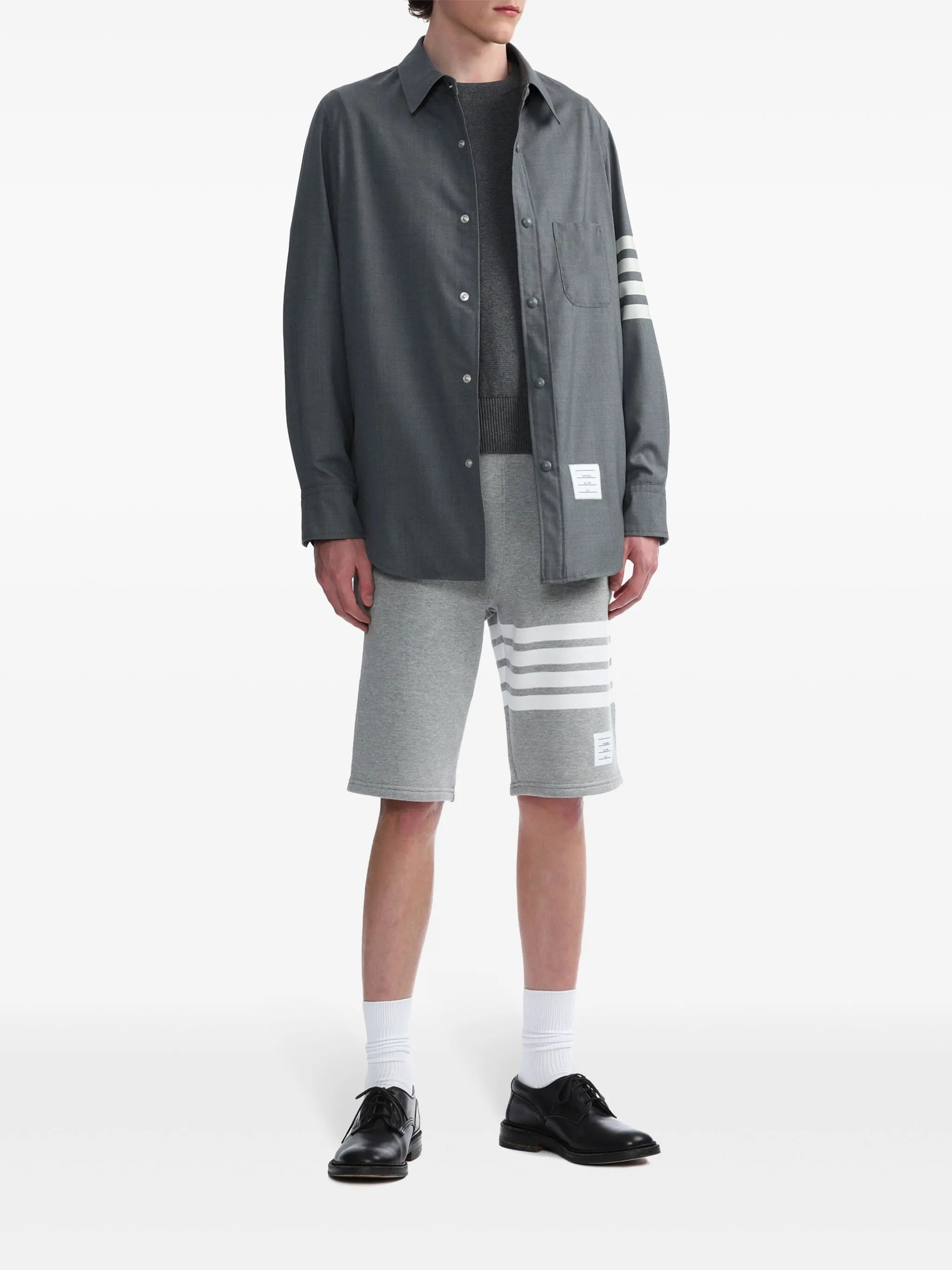 snap front shirt jacket