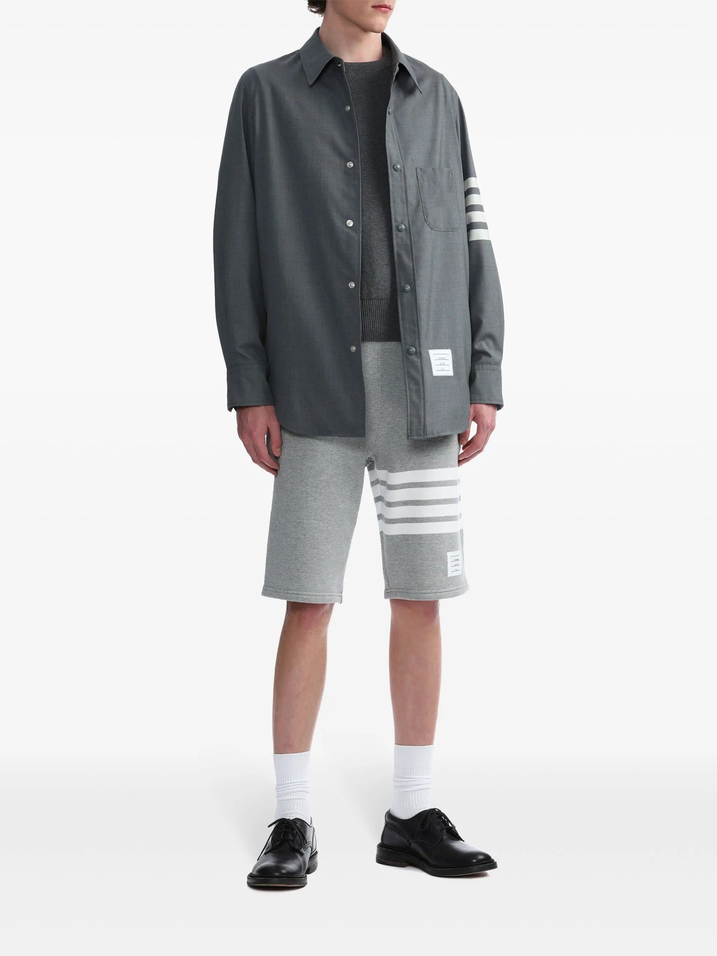 snap front shirt jacket