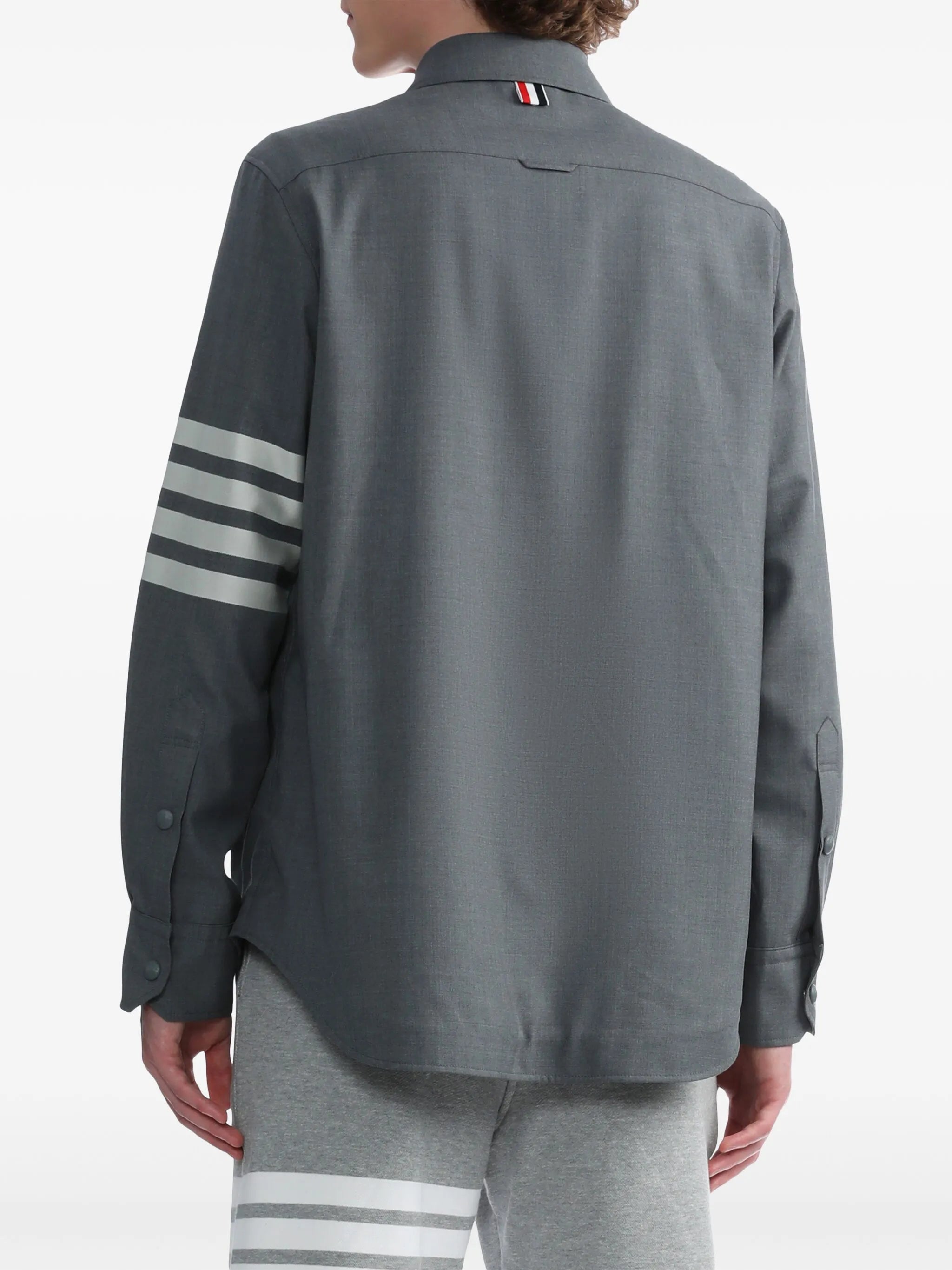 snap front shirt jacket