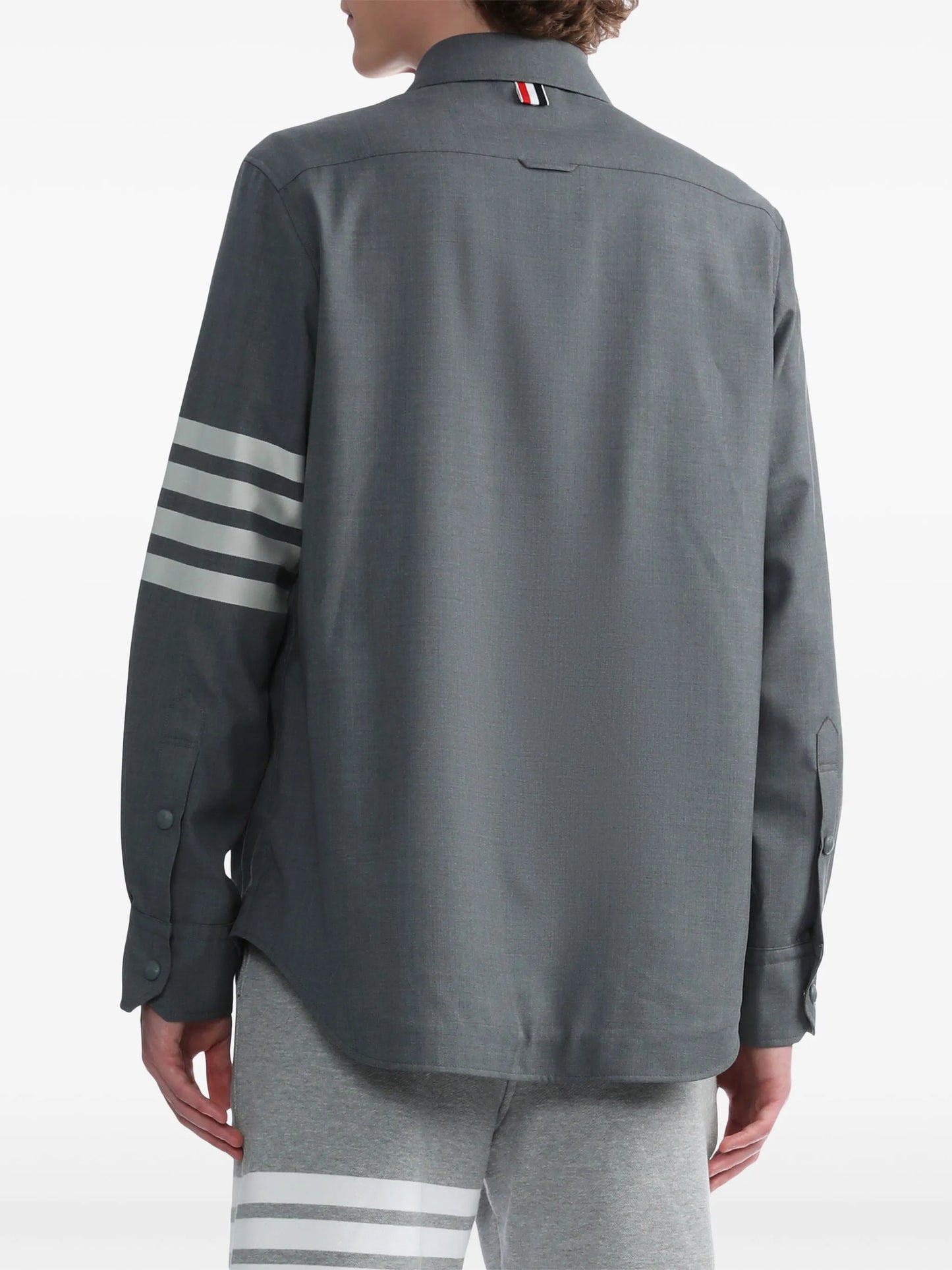 snap front shirt jacket
