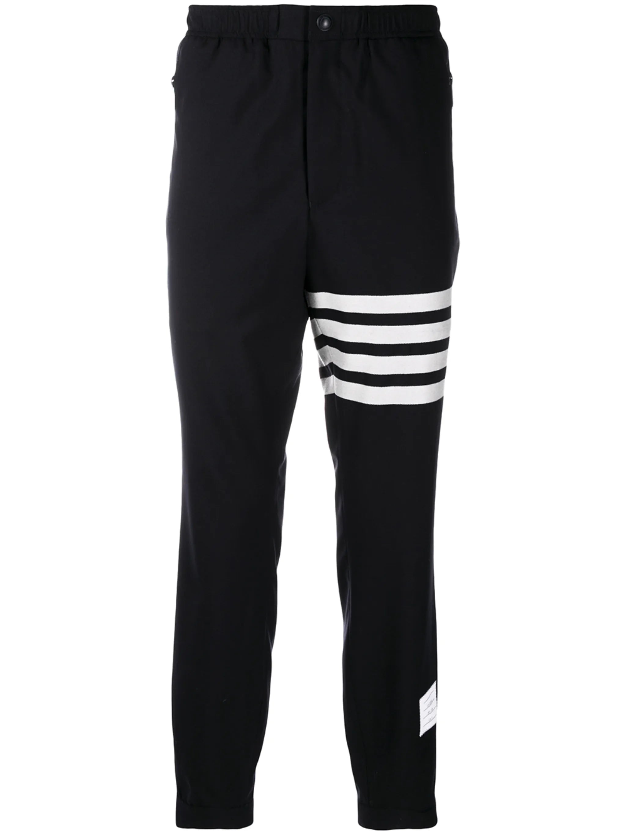plain weave suiting track pants