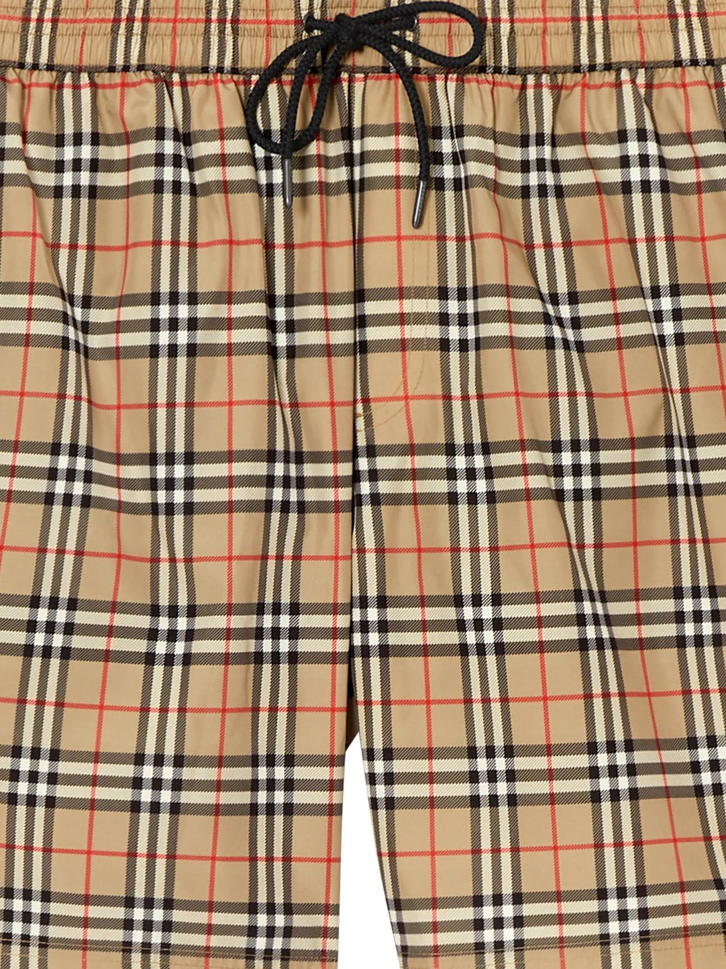 Vintage Check print swim shorts