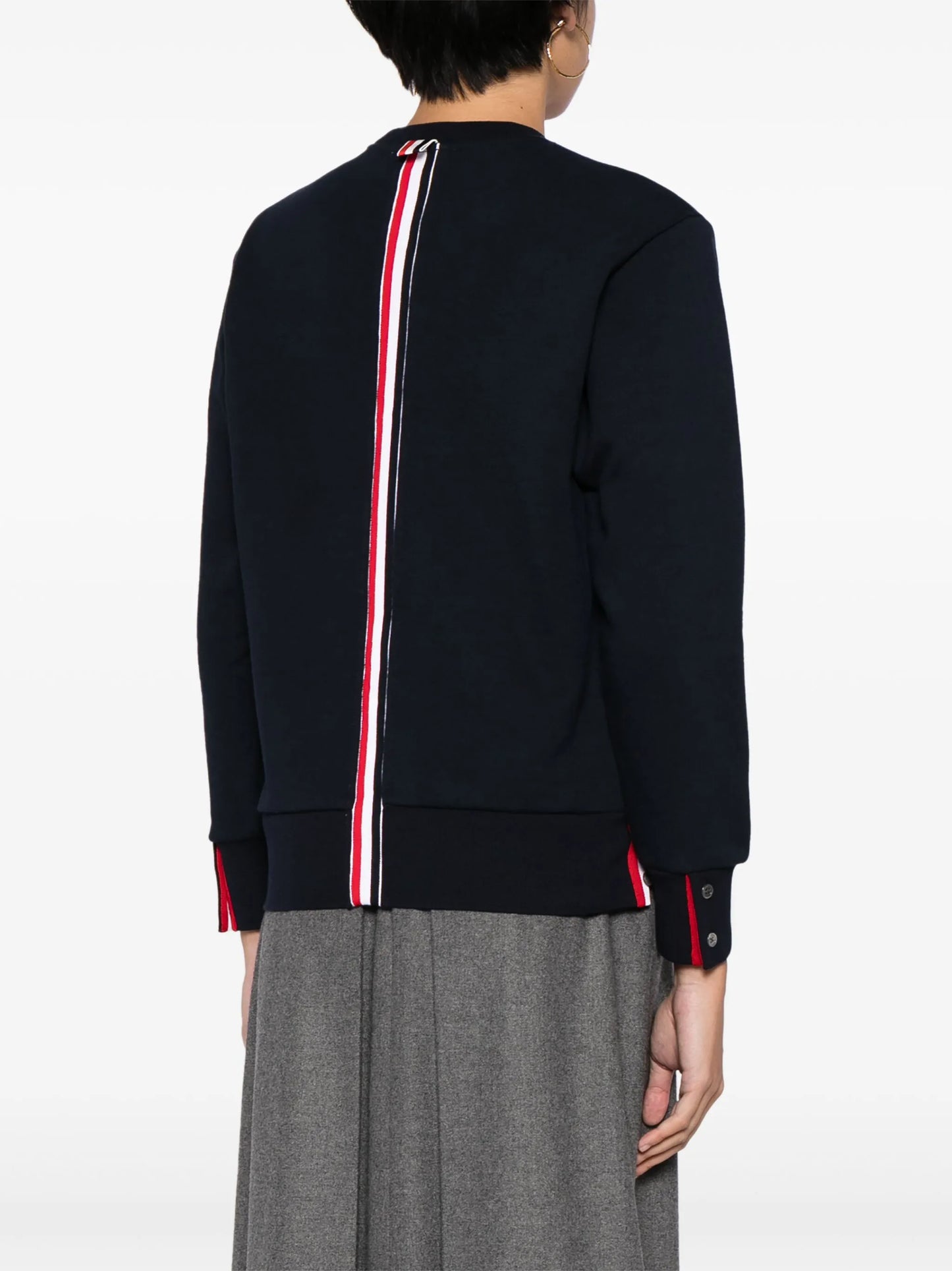RWB-stripe sweatshirt