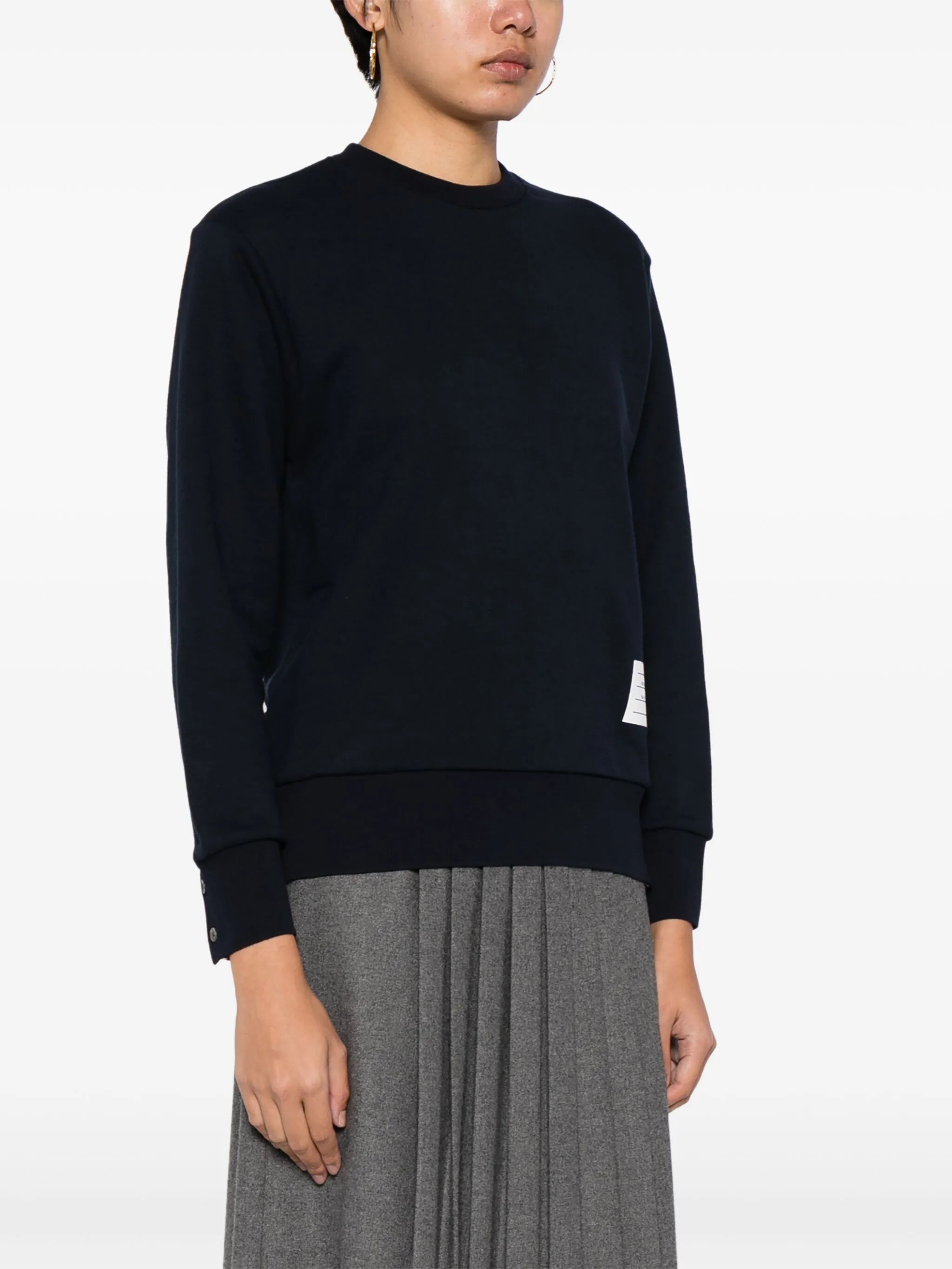 RWB-stripe sweatshirt