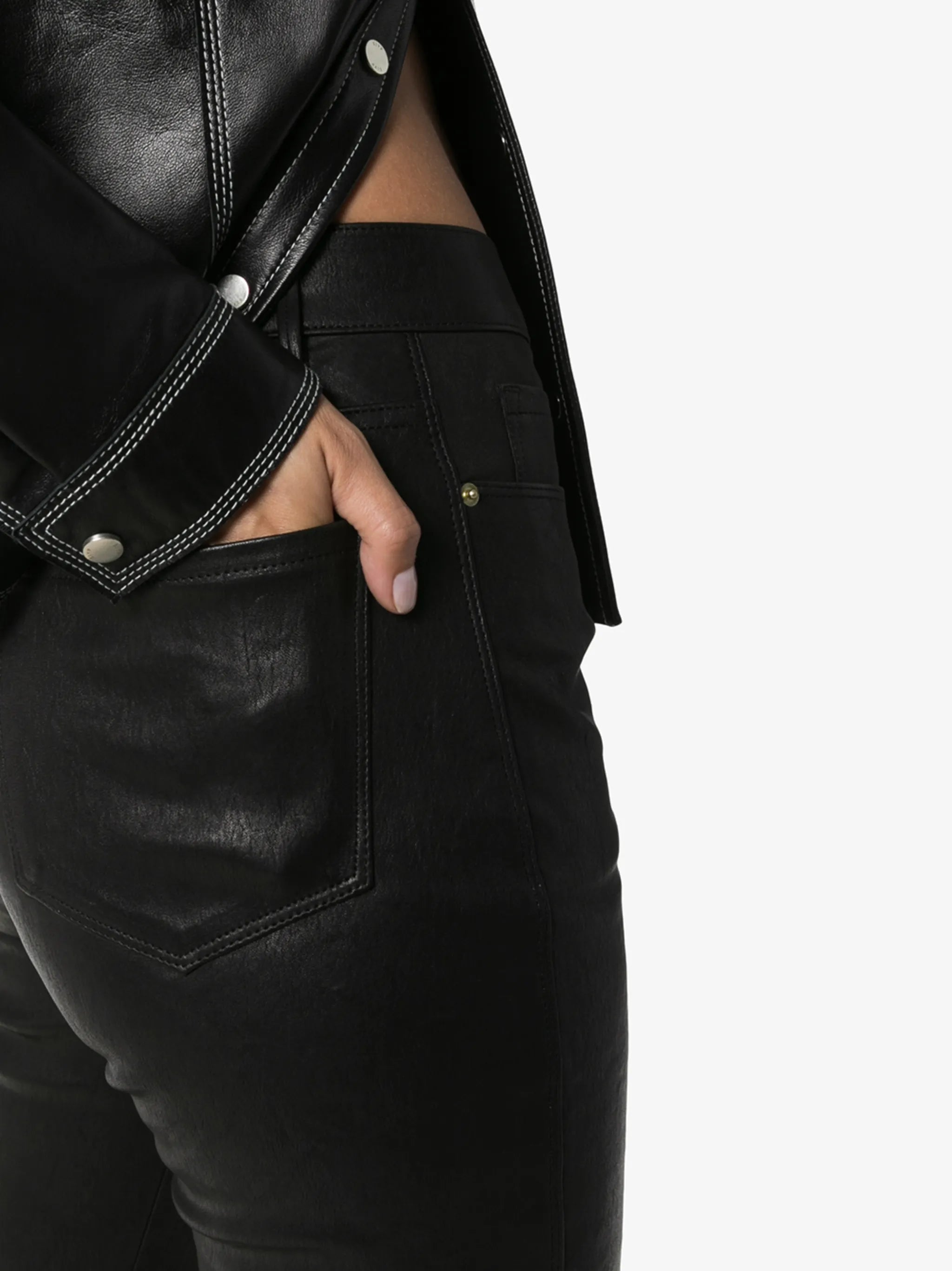 Le Sylvie skinny leather trousers