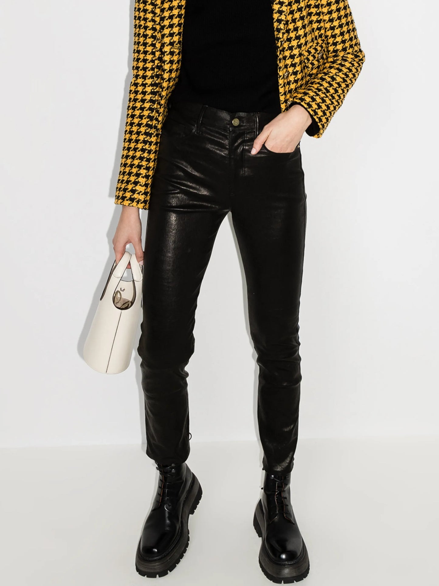 Le Sylvie skinny leather trousers