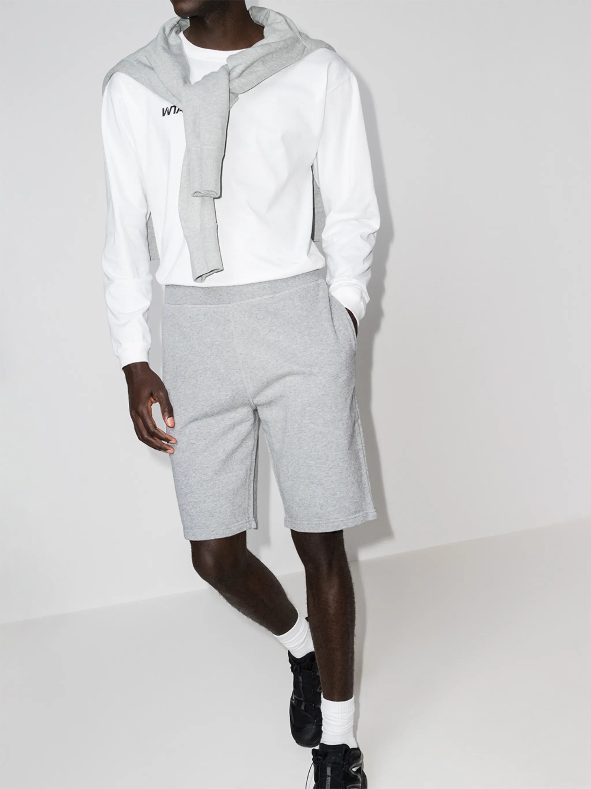 loopback jersey shorts